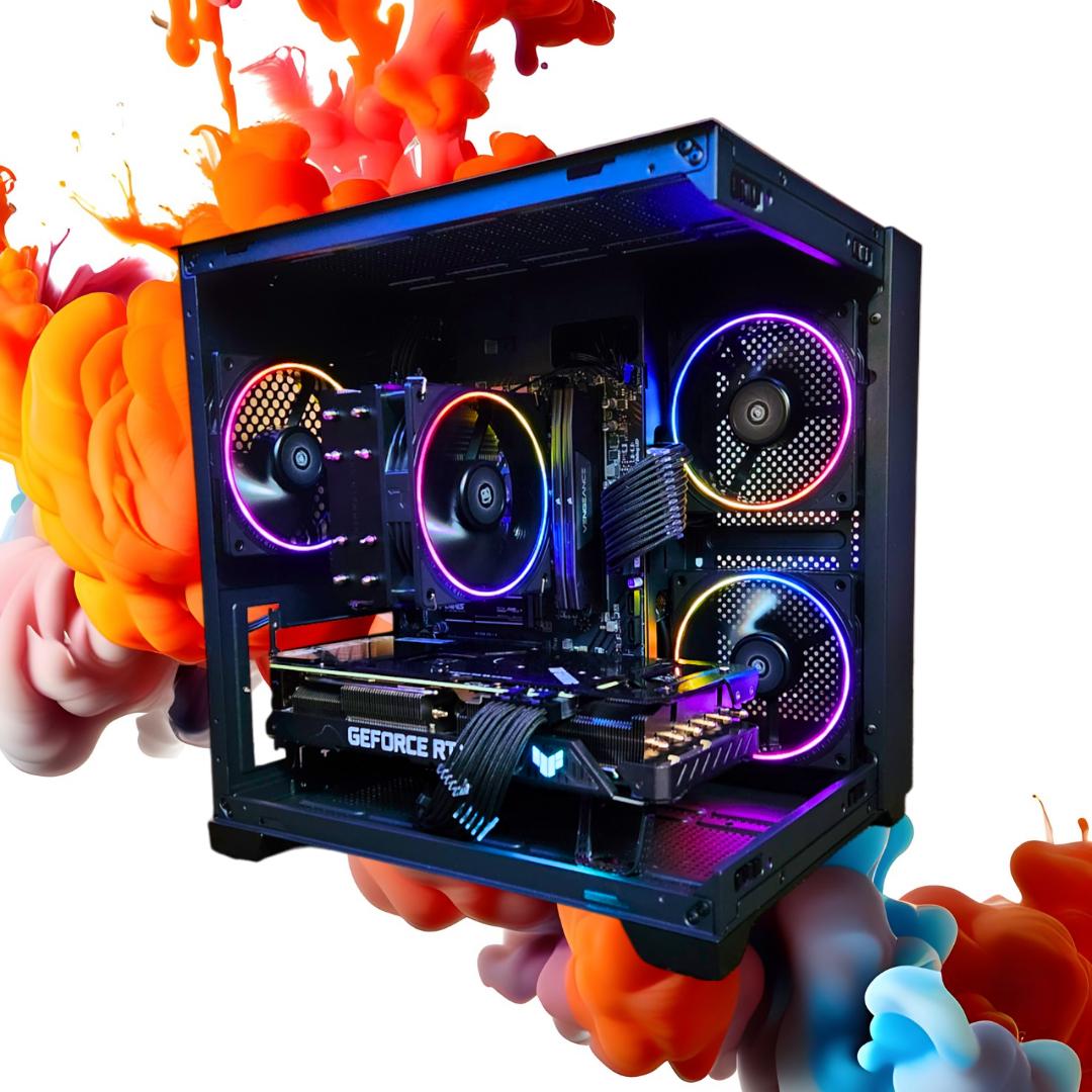 😇Archangel🗡: RTX 3070 TI | Ryzen 7600x | 32GB DDR5 RAM | 1TB SSD | 4 RGB Ring Fans | Black RGB PC