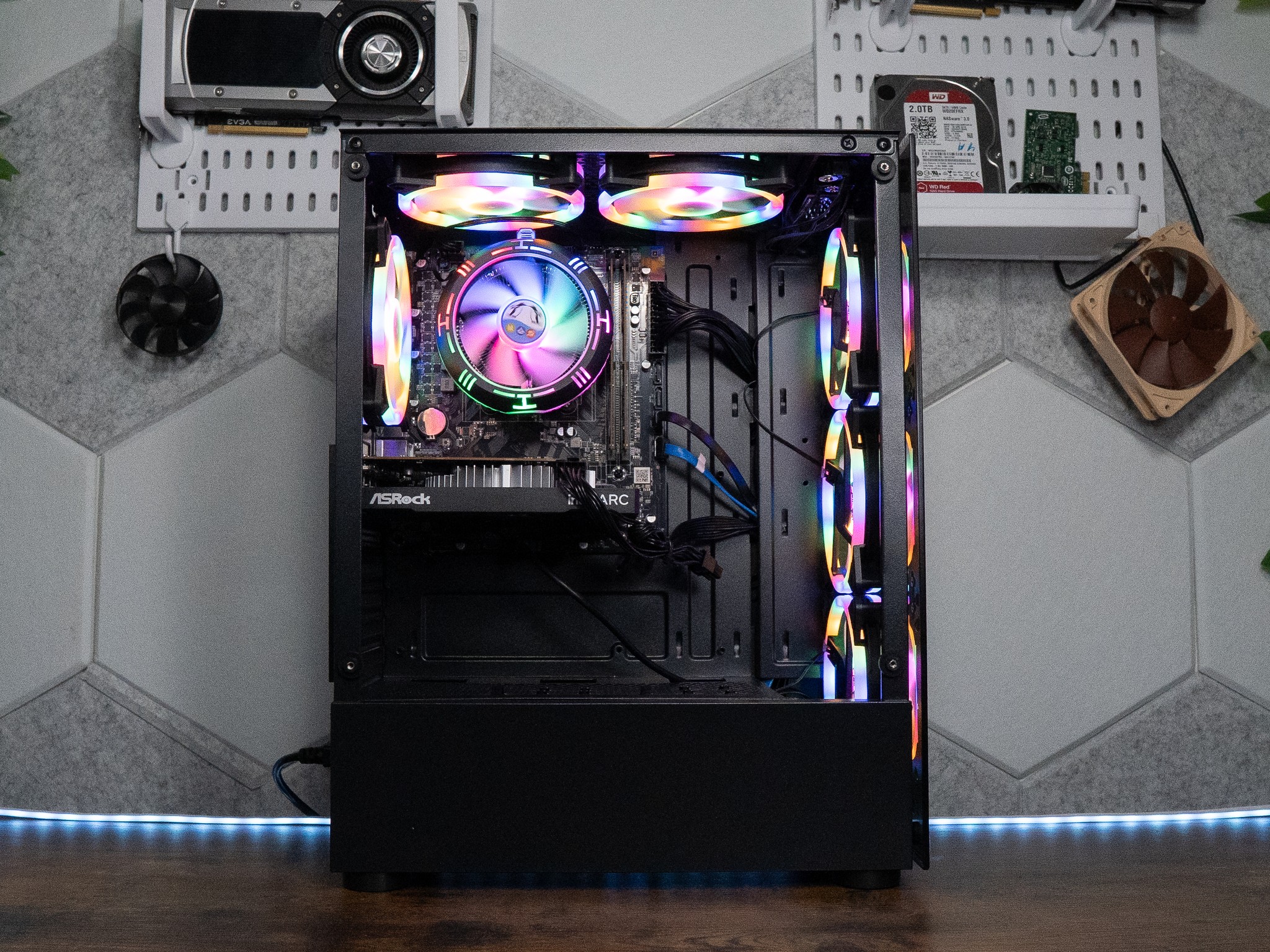 🍬🌠 BUDGET - FORTNITE Ready GAMING PC | RYZEN 5 1600X | INTEL ARC A380 6GB | 16GB DDR4 RAM | 1.25TB |