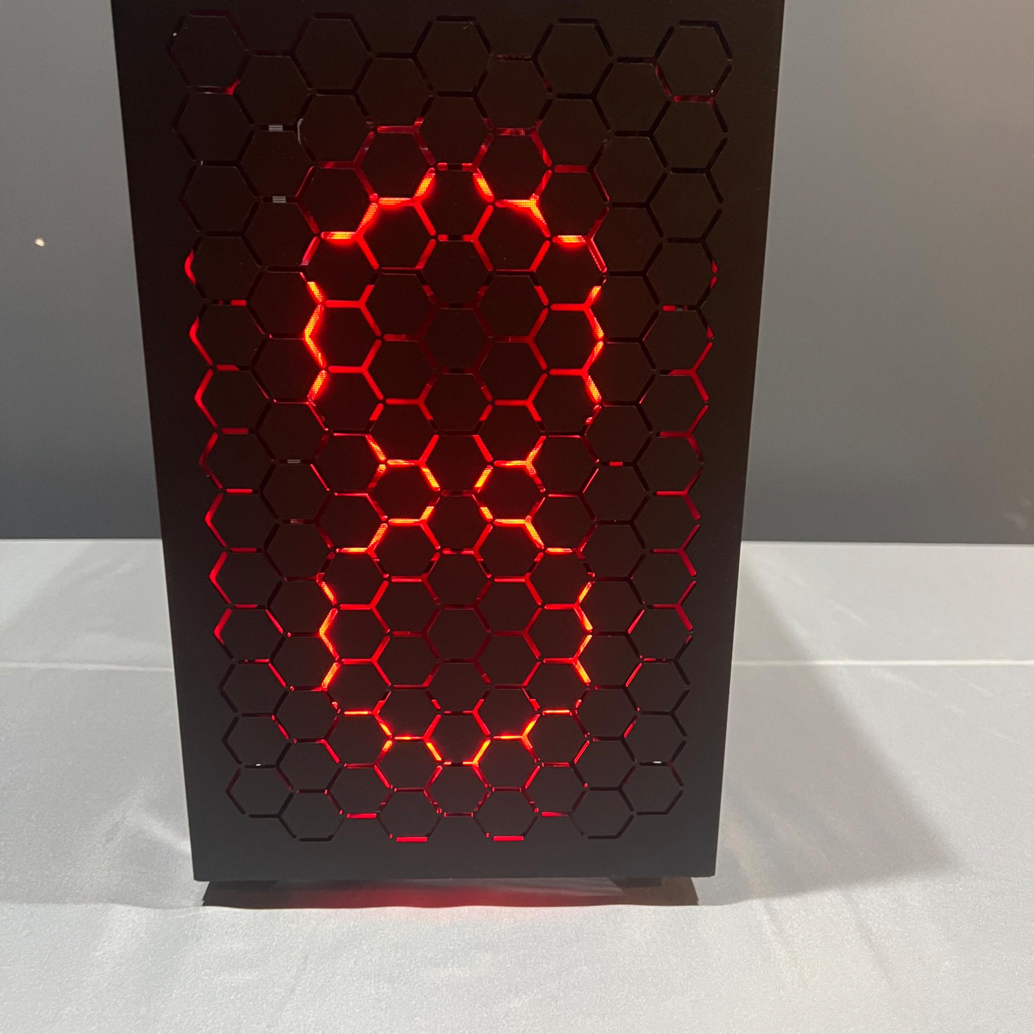 1080p Gaming PC | Ryzen 5 5500 + GTX 1080 | Mini-ITX Red/Black Build | 16GB RAM | Great for eSports