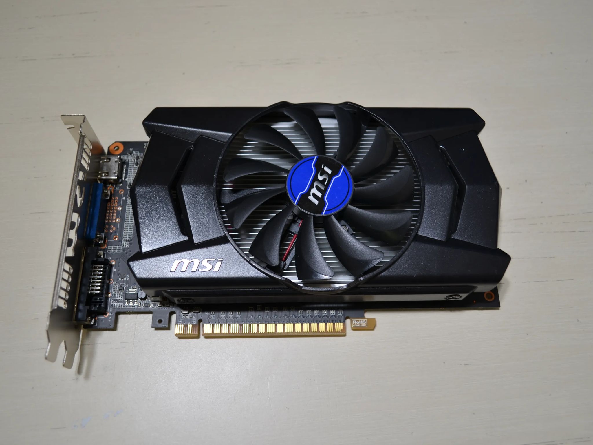 MSI Nvidia GeForce GTX 750ti; PCI-e HDMI DVI Graphics Card 2GB Vram DDR5
