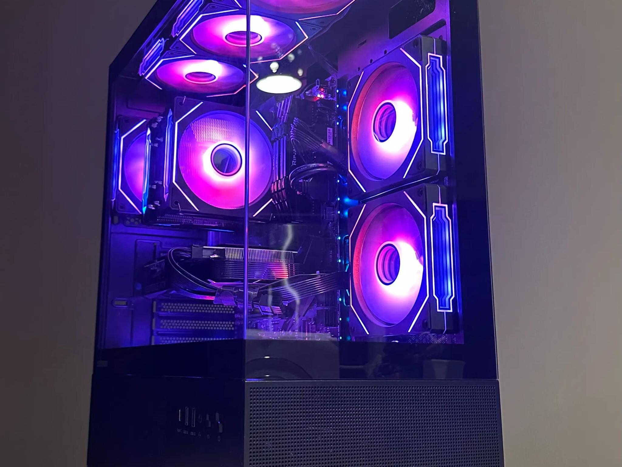 Powerful Gaming PC - Intel Core i7-9700K | ASUS NVIDIA RTX 3060 Ti | 32GB Ram | 1TB SSD | Win11
