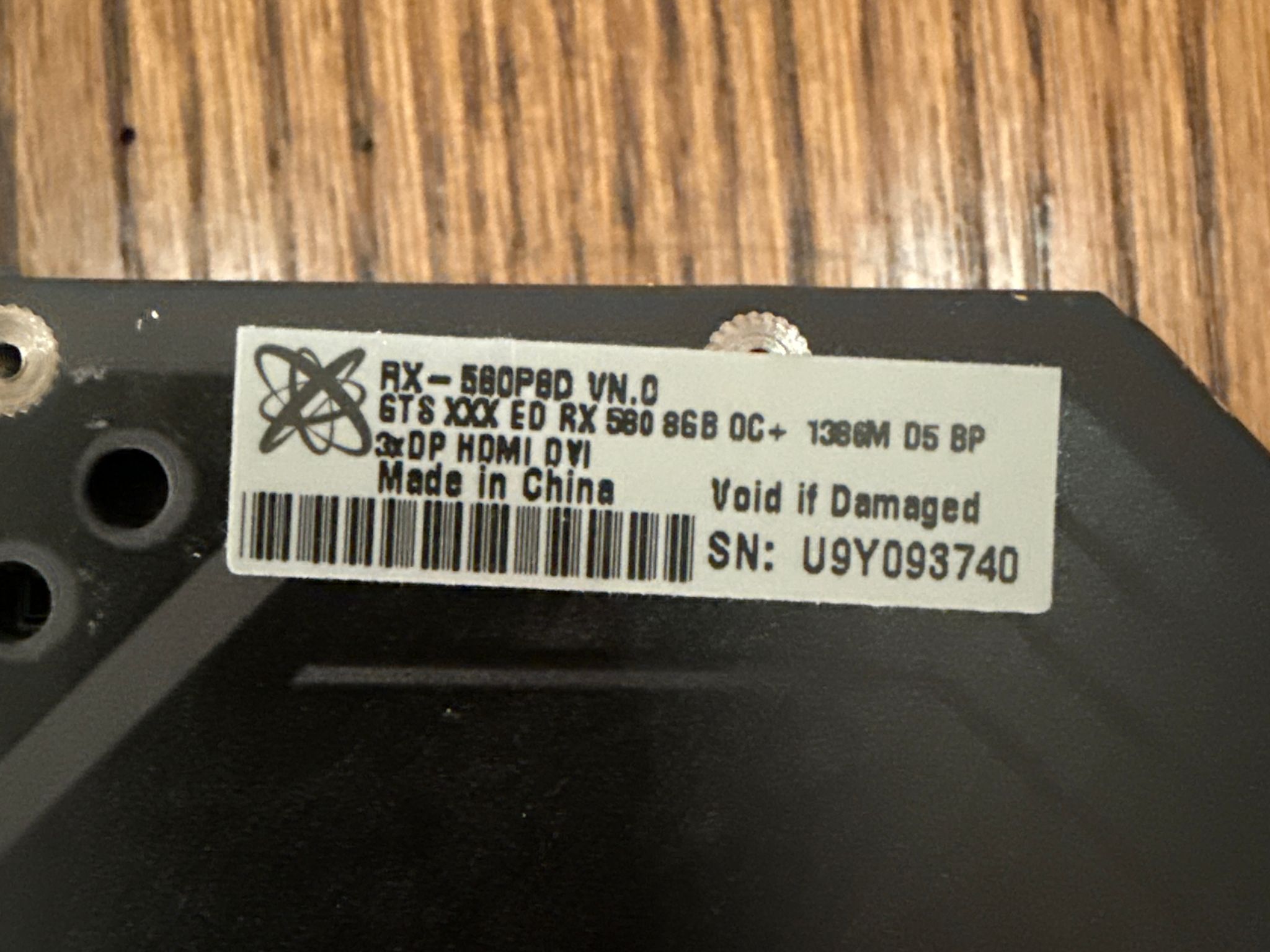 AMD RX 580 (8GB) Nitro