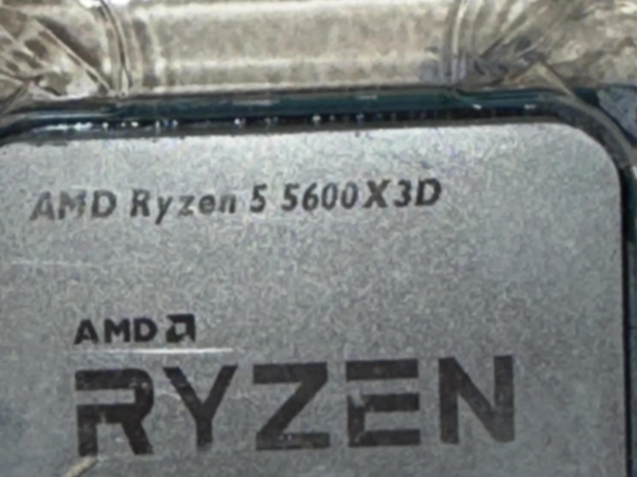 5600X3D 6 core 96MB L3 cache AM4 processor 4.4 GHz BOOSTCLOCK