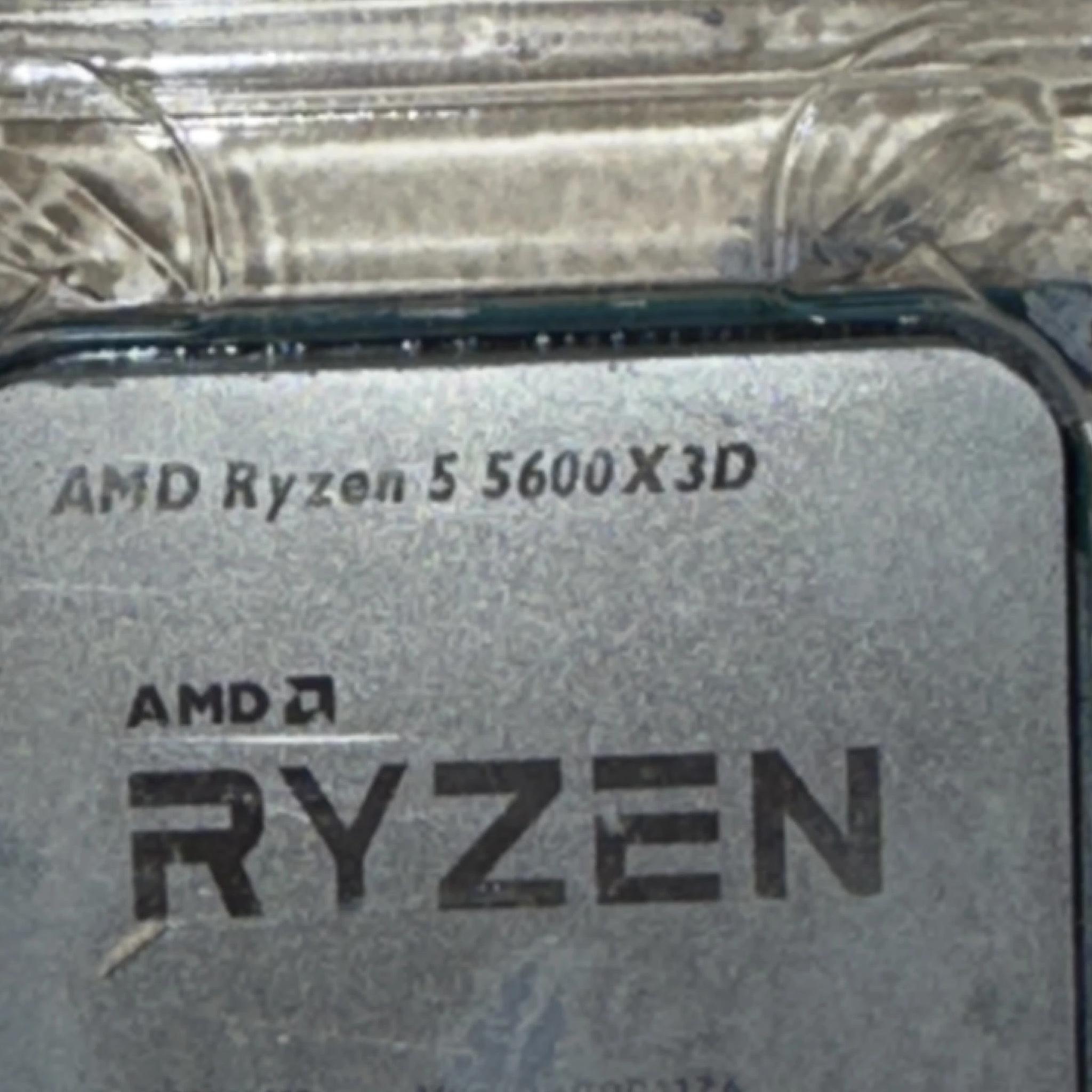 5600X3D 6 core 96MB L3 cache AM4 processor 4.4 GHz BOOSTCLOCK