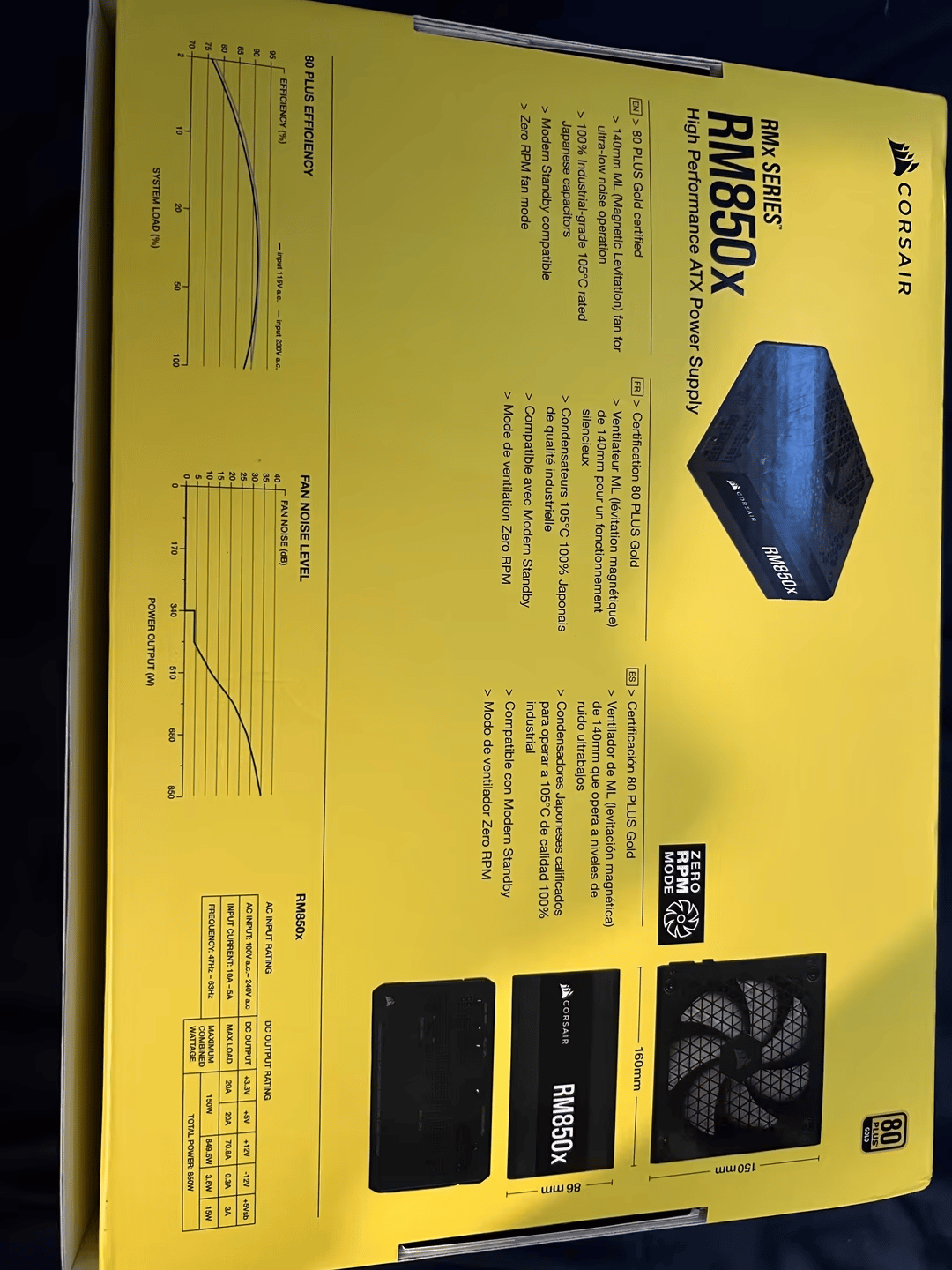 Corsair RM850x 80+ Gold