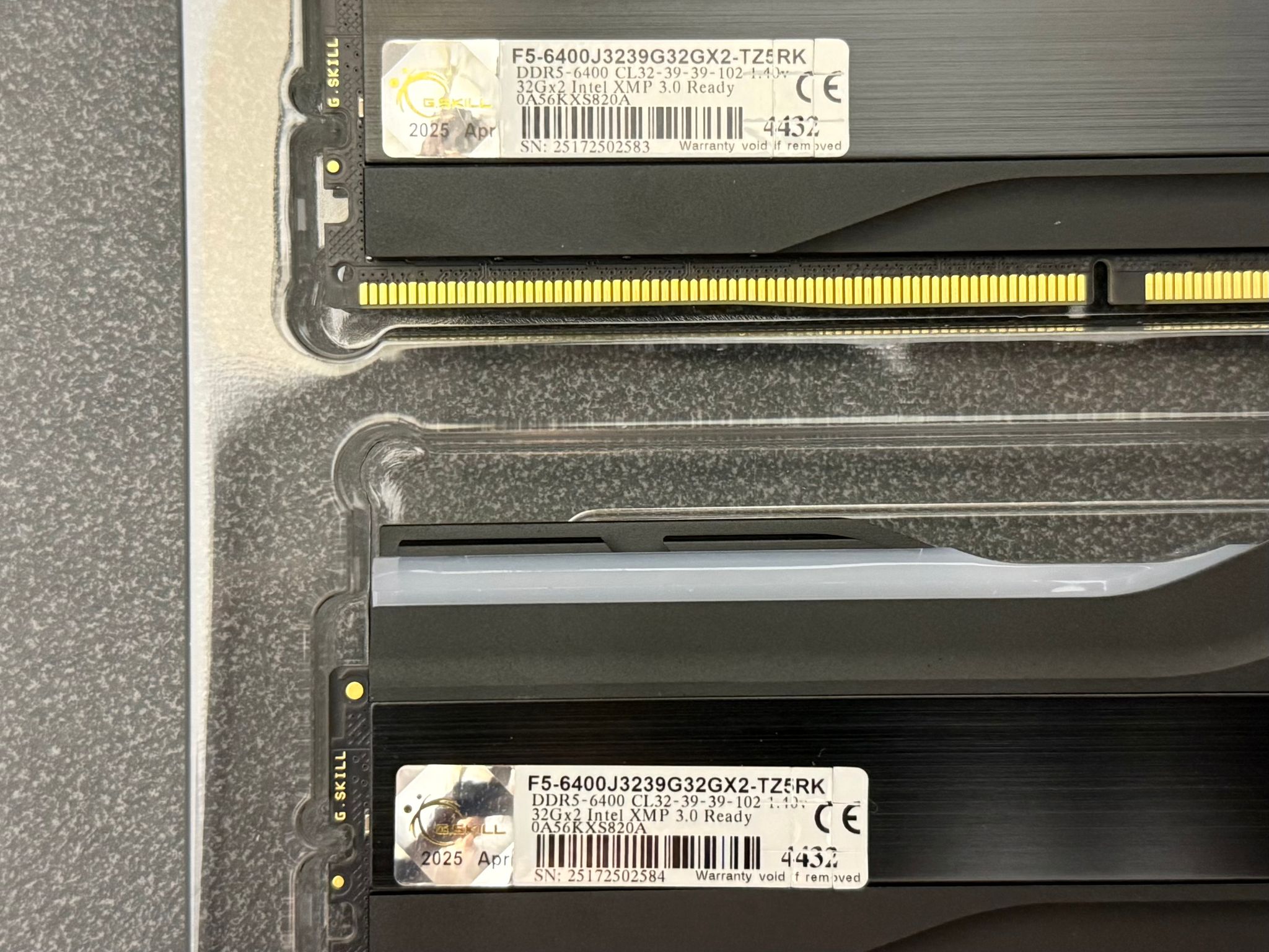 Tested 64GB 6400MHz CL32 Black G.Skill Trident Z5 RGB (2x32GB) DDR5 RAM