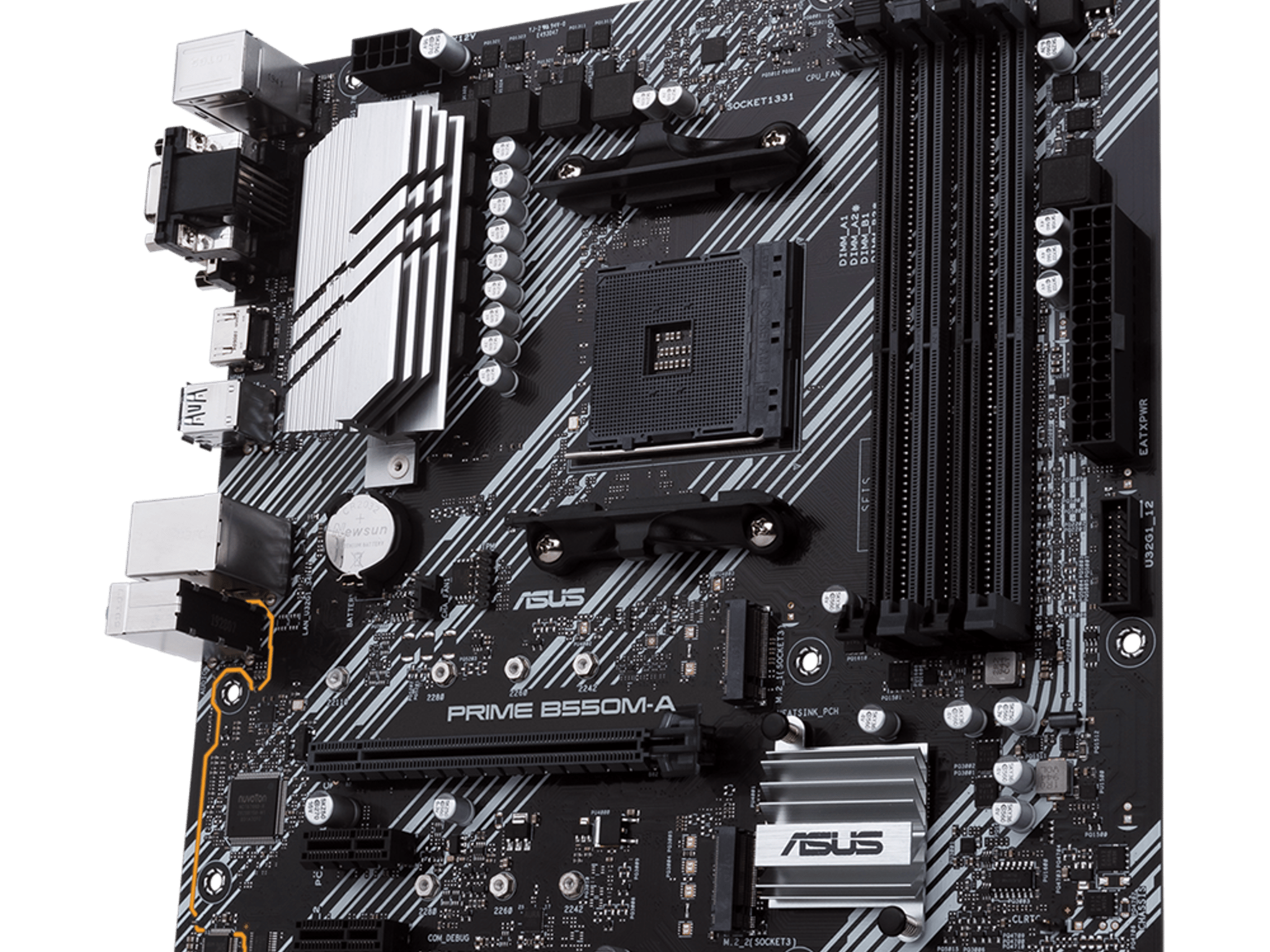 ASUS PRIME B550M-A/CSM AMD Socket B550 AM4 MicroATX M.2 Desktop Motherboard A