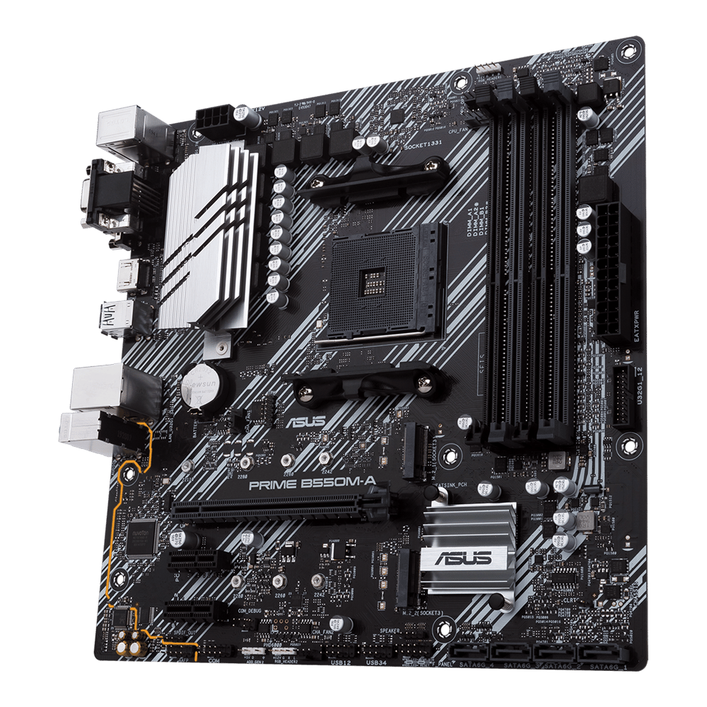 ASUS PRIME B550M-A/CSM AMD Socket B550 AM4 MicroATX M.2 Desktop Motherboard A