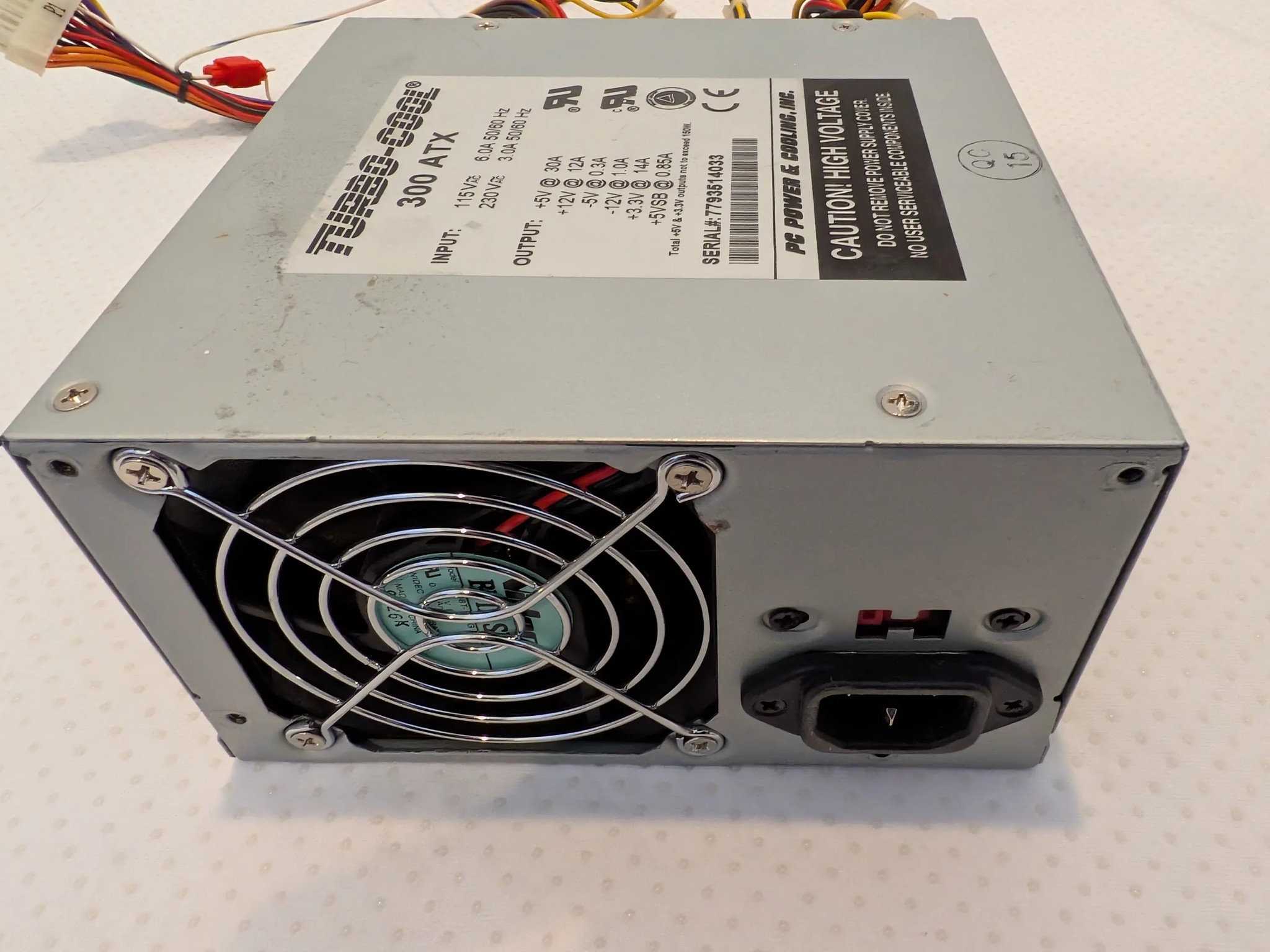 PC Power Cooling Turbo-Cool 300 ATX power supply
