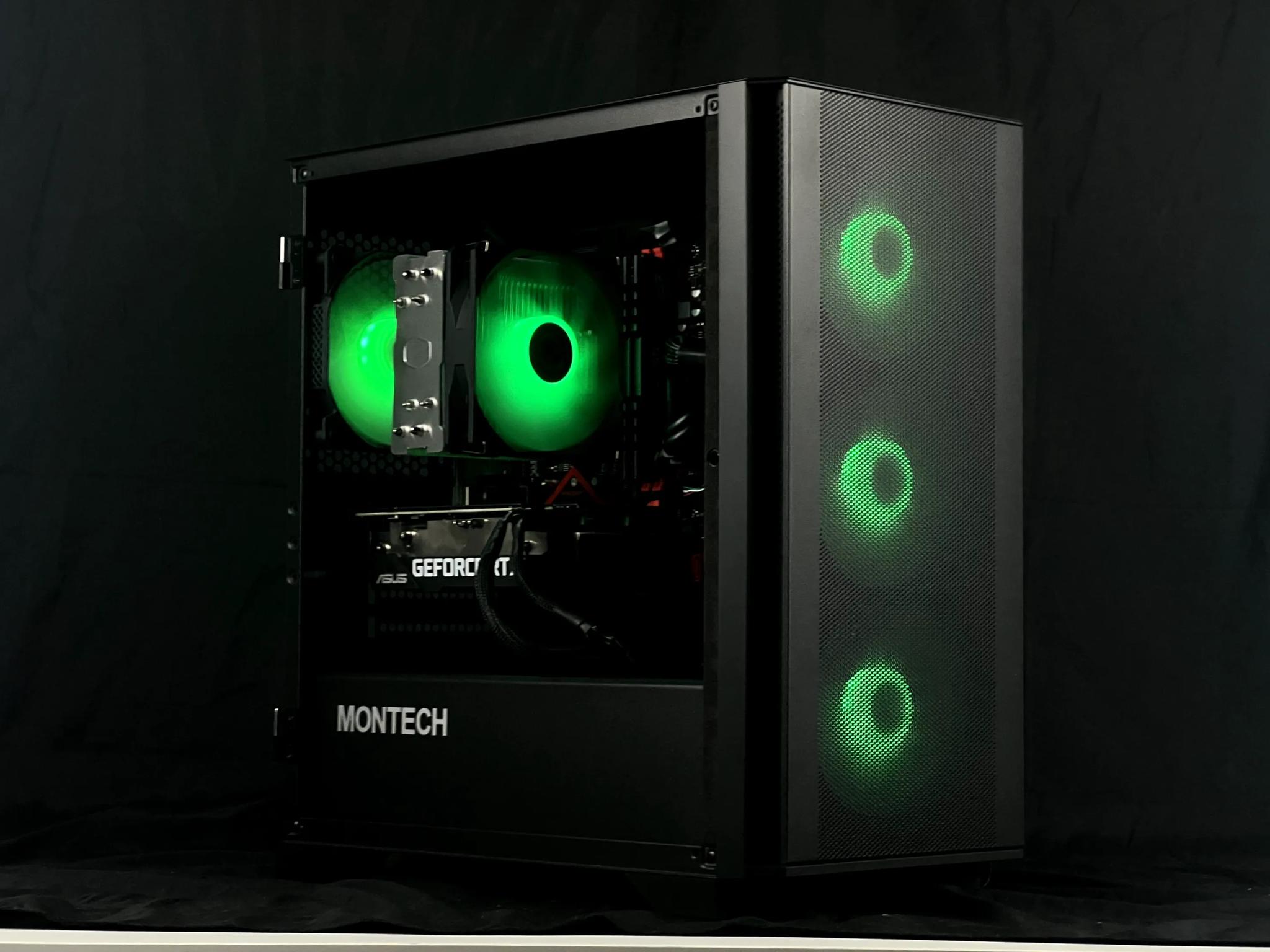 Budget RTX Gaming PC - 3050 8GB, Ryzen 5 3600, 16GB DDR4, 500GB SSD, RGB + WiFi