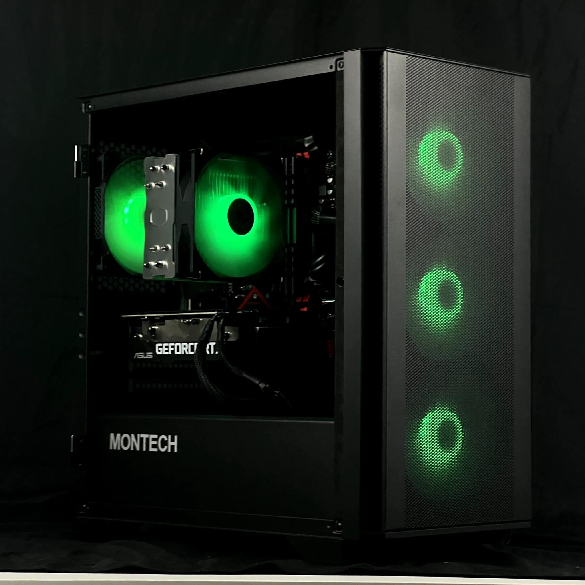 Budget RTX Gaming PC - 3050 8GB, Ryzen 5 3600, 16GB DDR4, 500GB SSD, RGB + WiFi