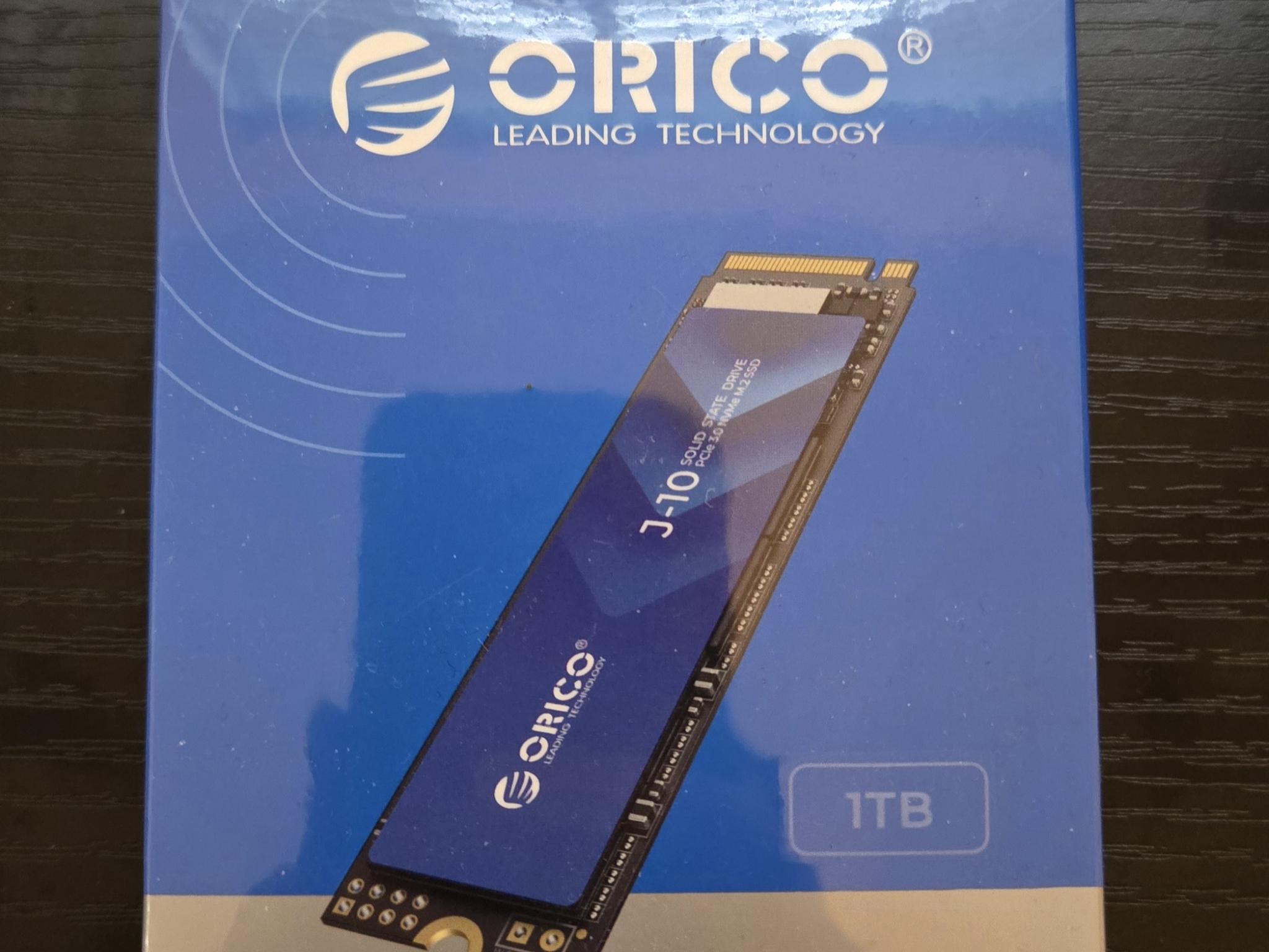 Orico 1TB PCIe 3.0 NVMe M.2 SSD
