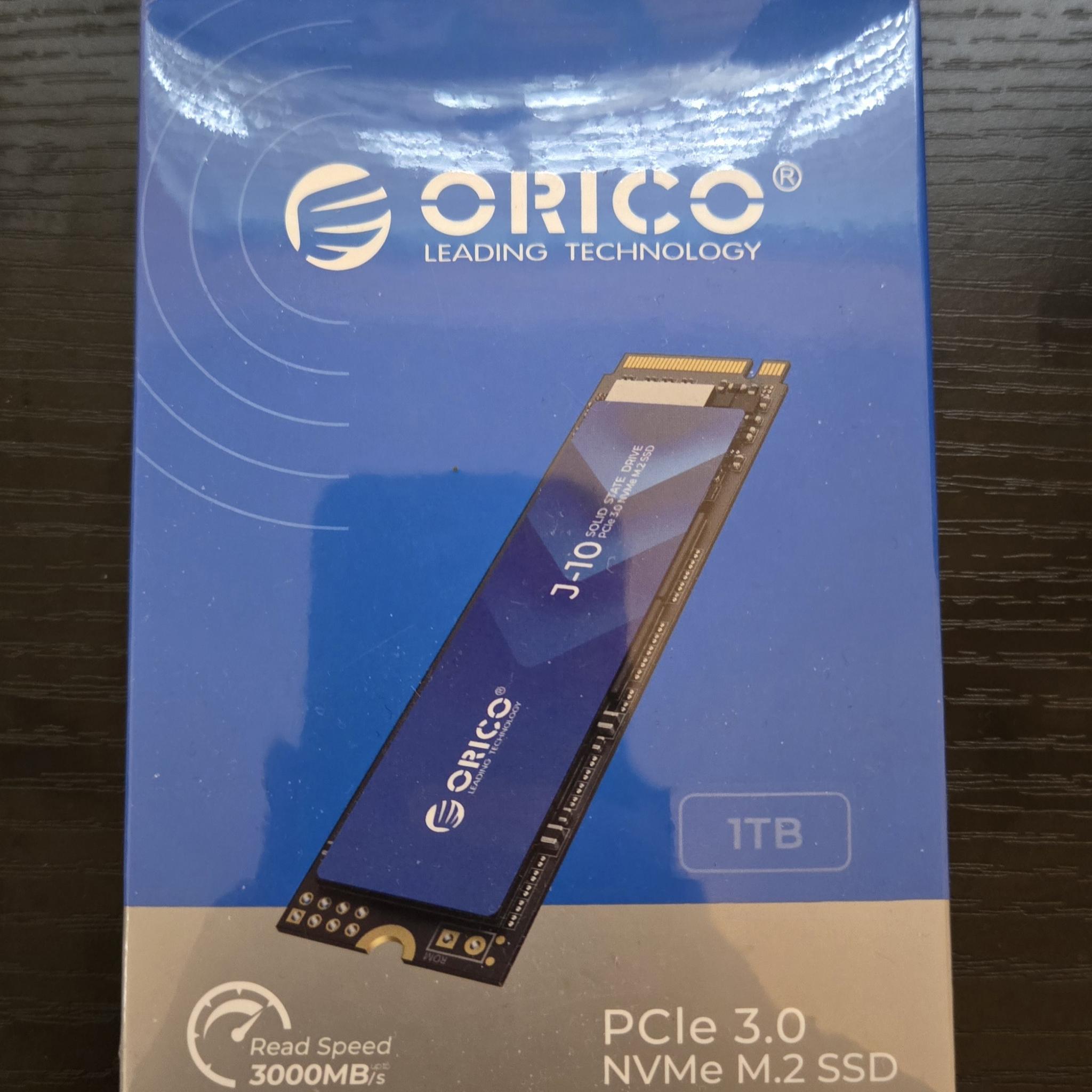 Orico 1TB PCIe 3.0 NVMe M.2 SSD