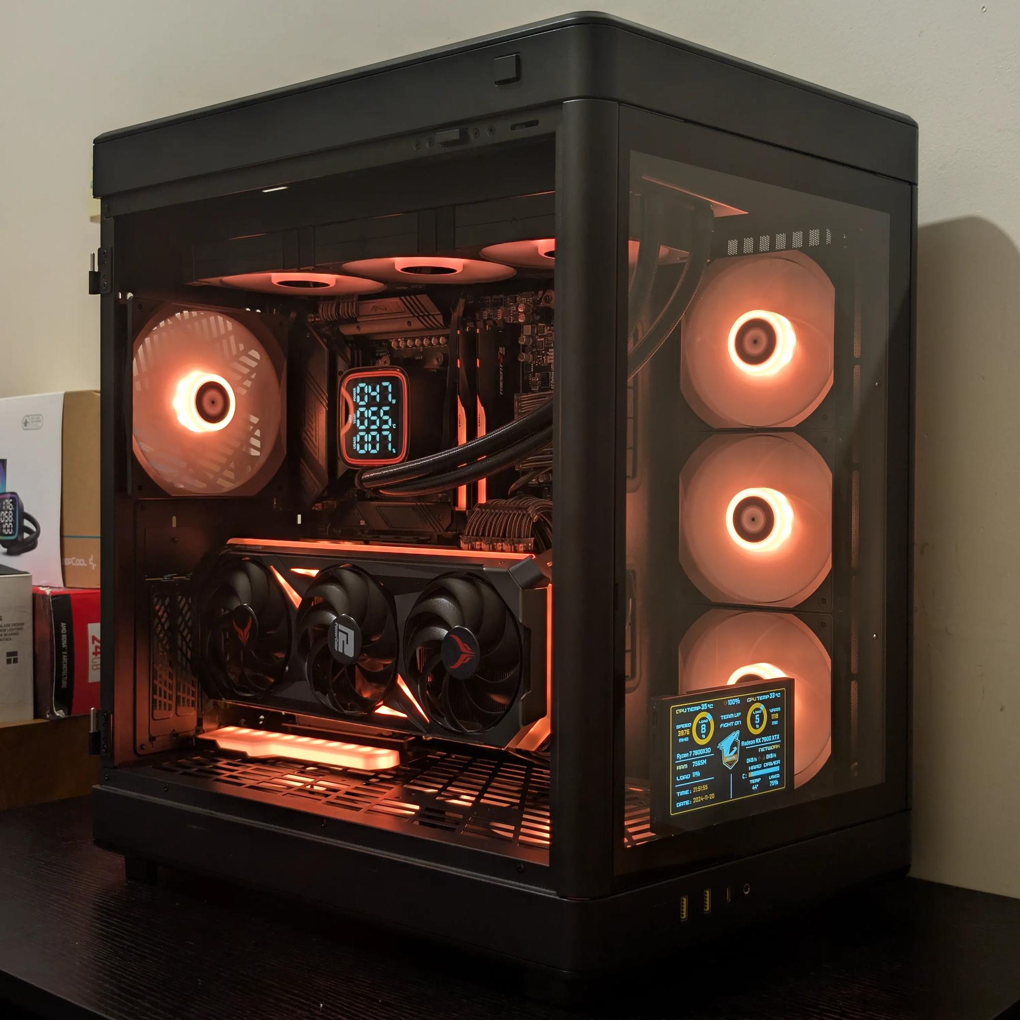 🔥4K Gaming Beast | RX 7900XTX | Ryzen 7 7800X3D | 2TB SSD | 64GB RAM | WiFi 6 & Bluetooth 🔥