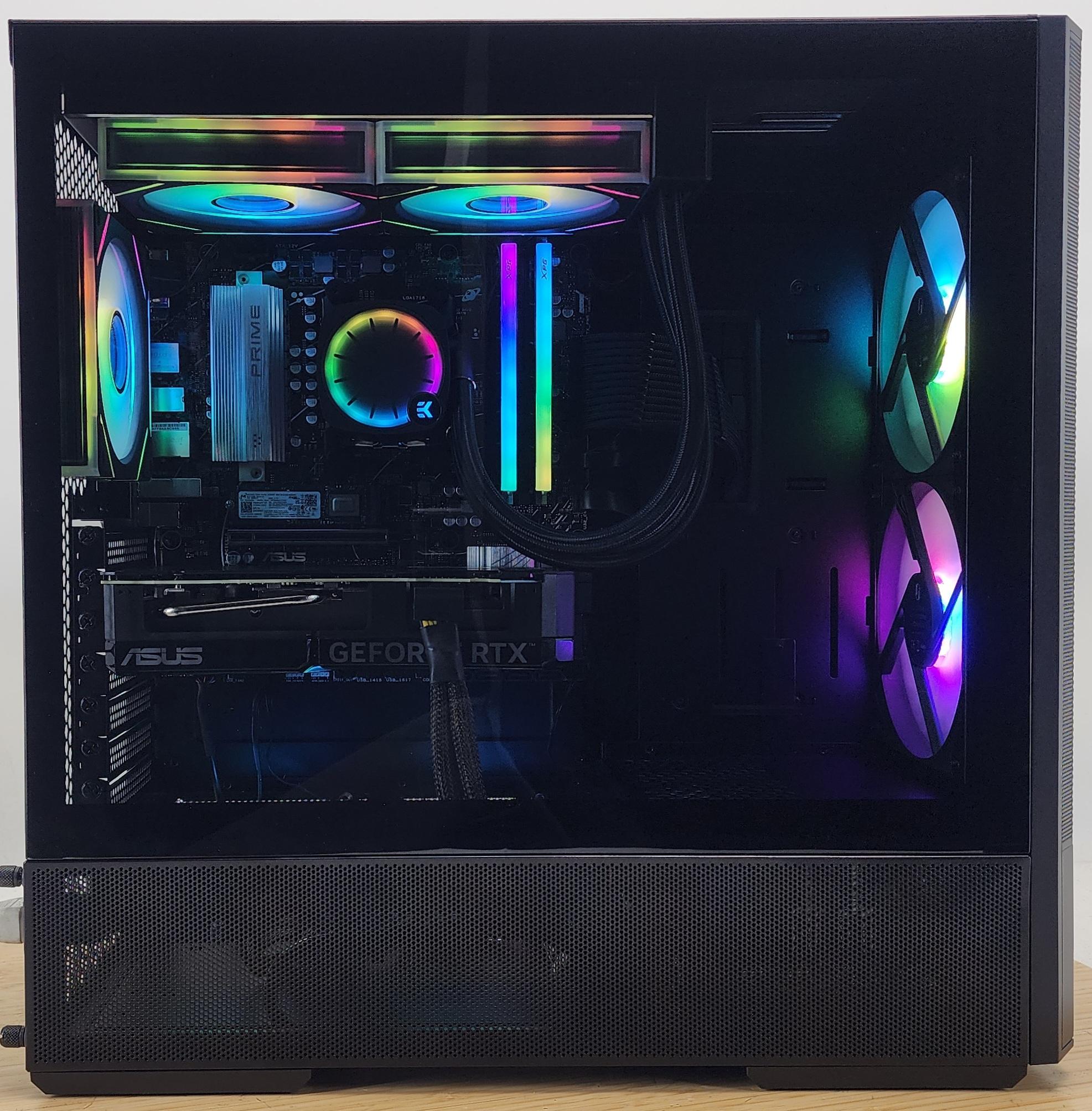 Gaming PC Ryzen 9 7900X 32GB RAM 1TB SSD RTX 4070 SUPER 12GB Windows 11 Computer
