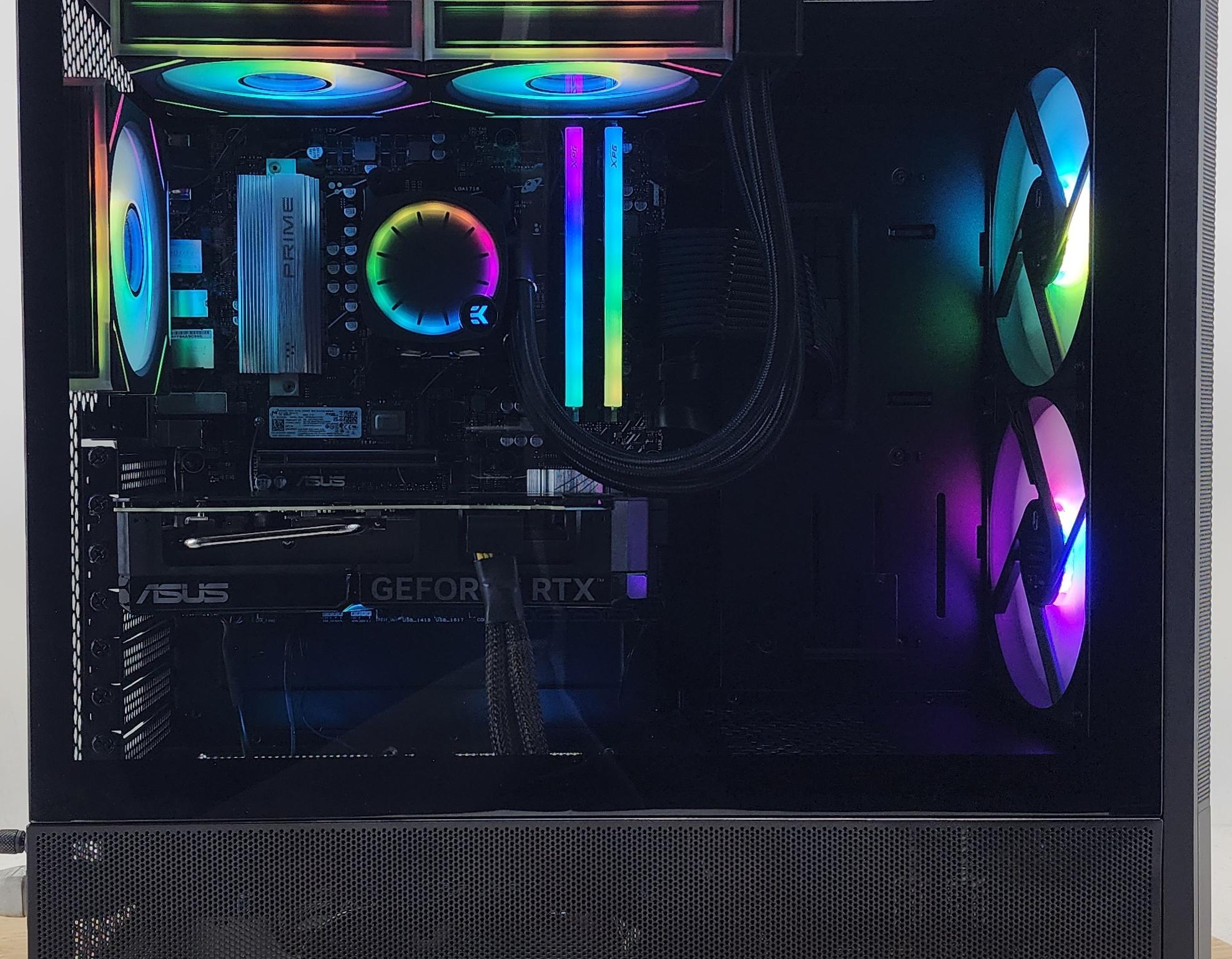 Gaming PC Ryzen 9 7900X 32GB RAM 1TB SSD RTX 4070 SUPER 12GB Windows 11 Computer