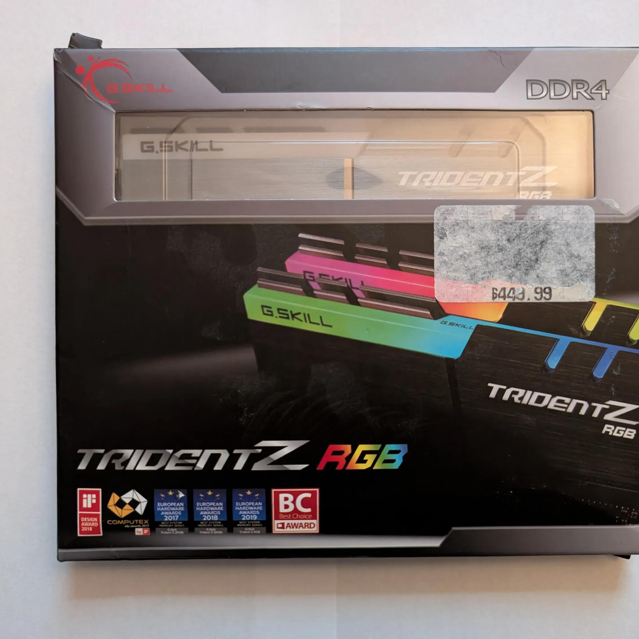AMD Ryzen 7 5800X AM4 8-Core Processor BNIB + G.SKILL TridentZ RGB 64GB (2 x 32GB) DDR4 3600Mhz
