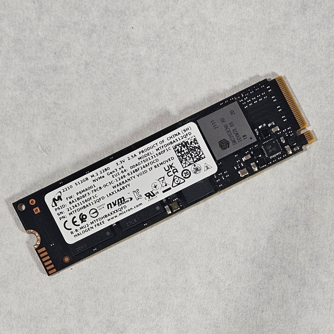 512GB NVMe M.2 SSD Micron | Jawa