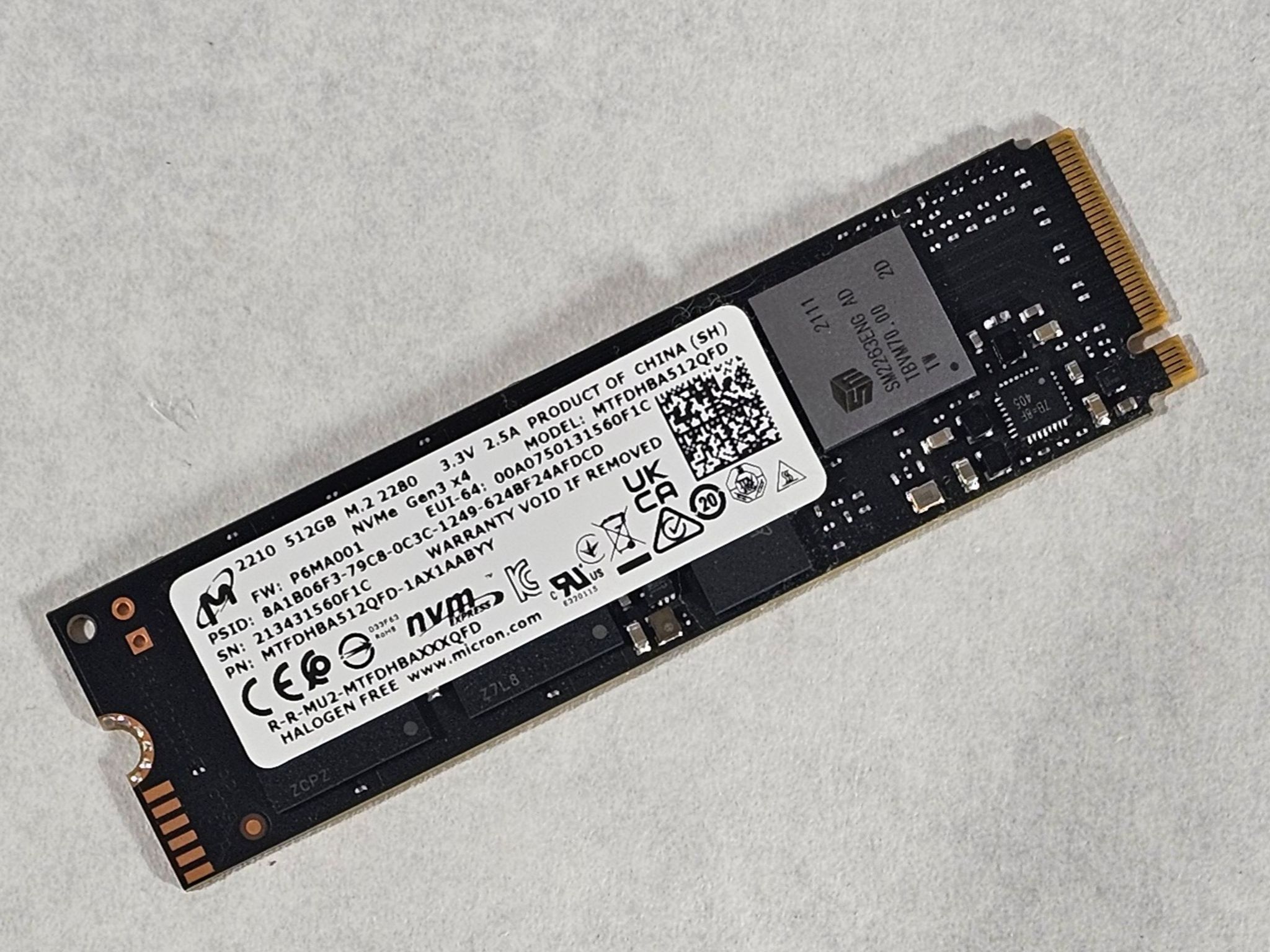 512GB NVMe M.2 SSD Micron | Jawa
