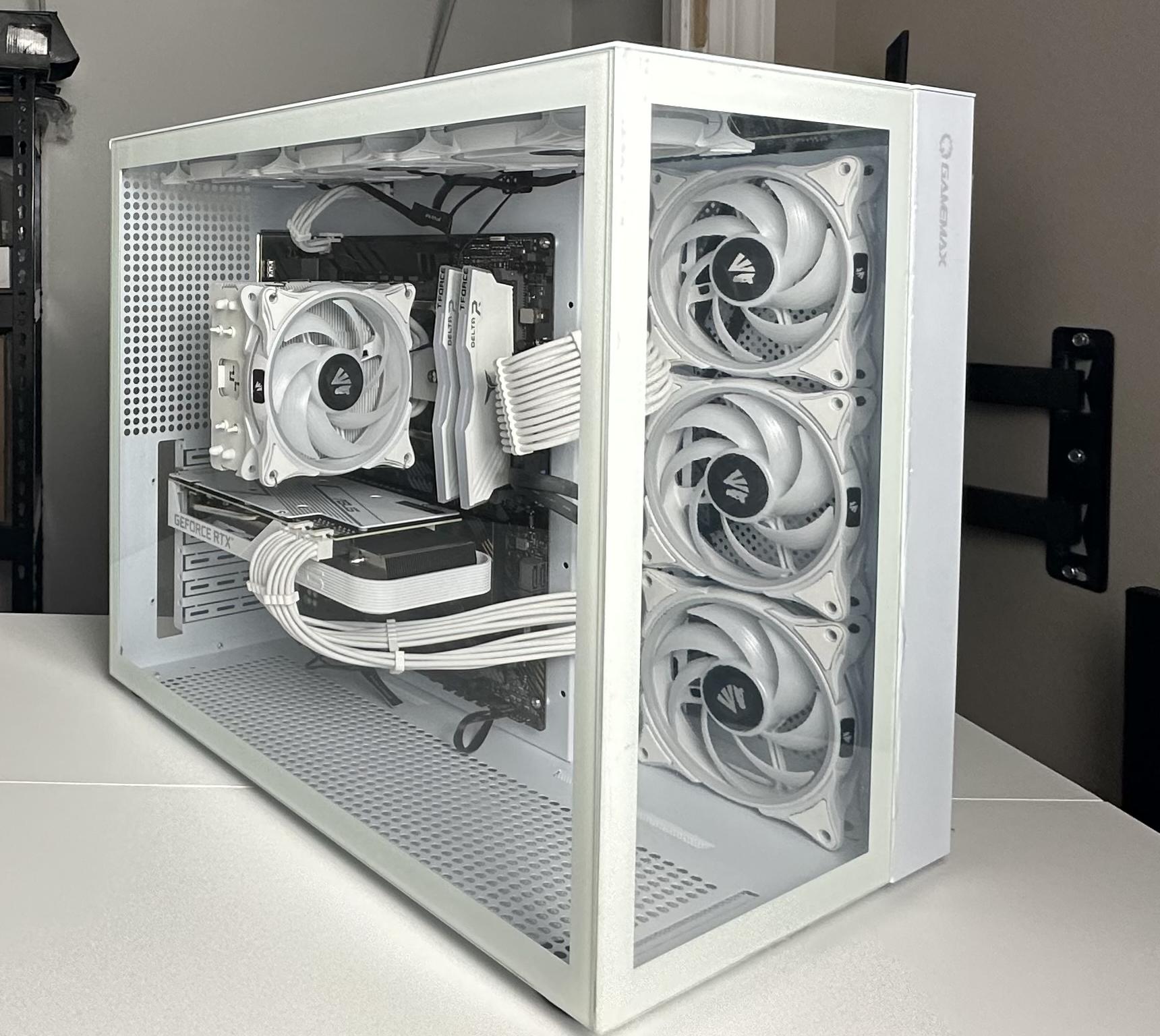 White Gaming PC (5600x3D + 3060 Ti GDDR6X)