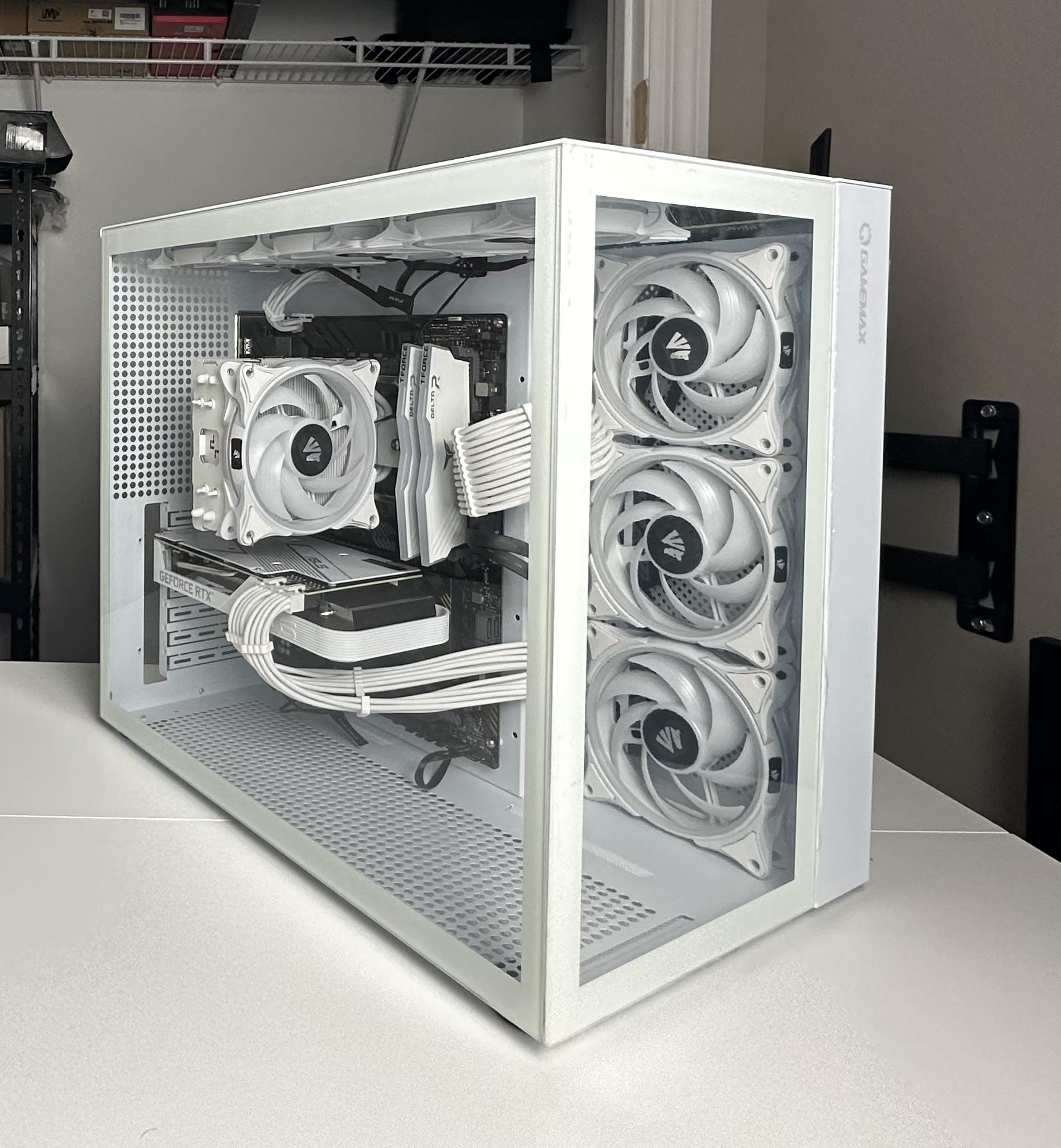 White Gaming PC (5600x3D + 3060 Ti GDDR6X)