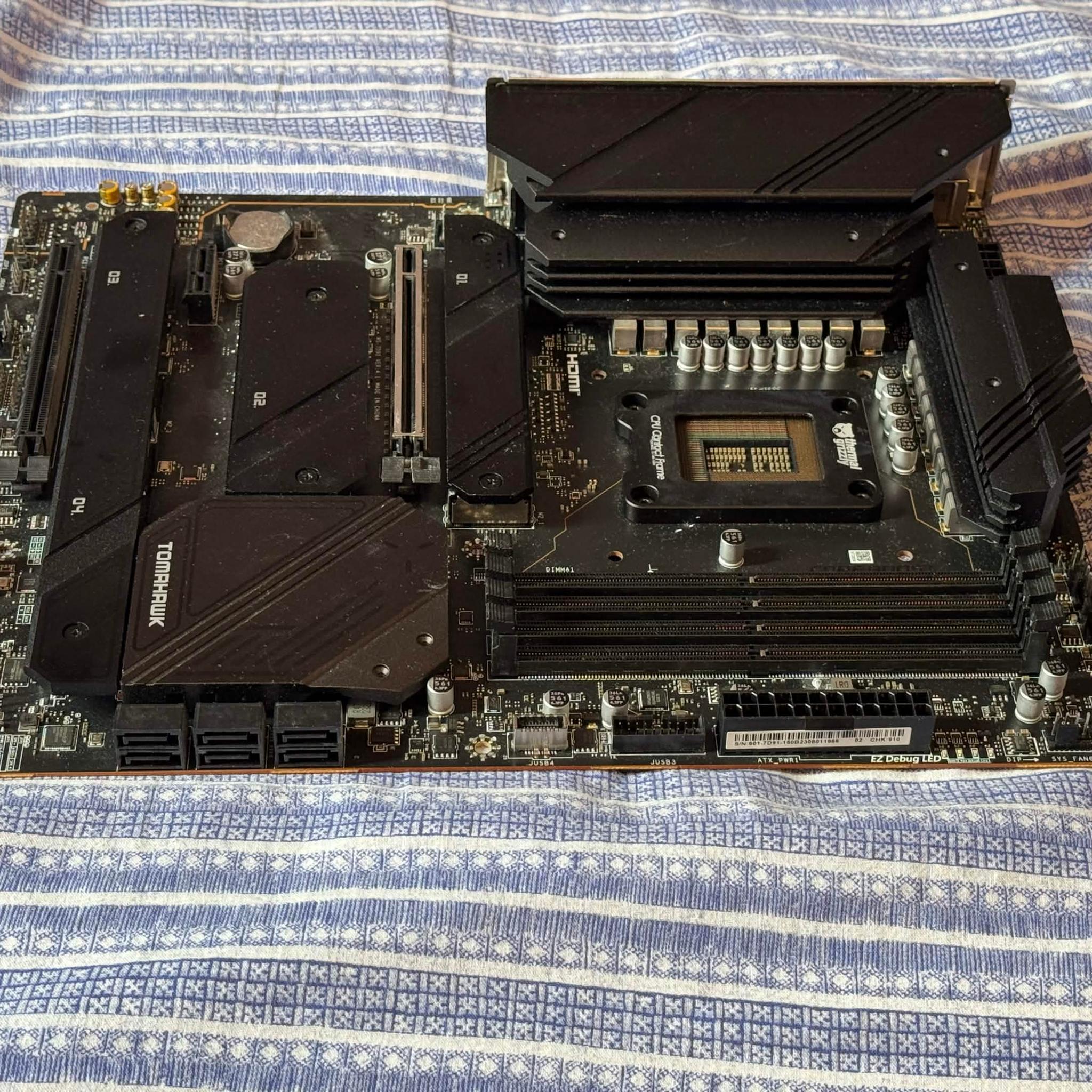 MSI MAG Z790 TOMAHAWK WIFI Motherbaord + Contact Frame