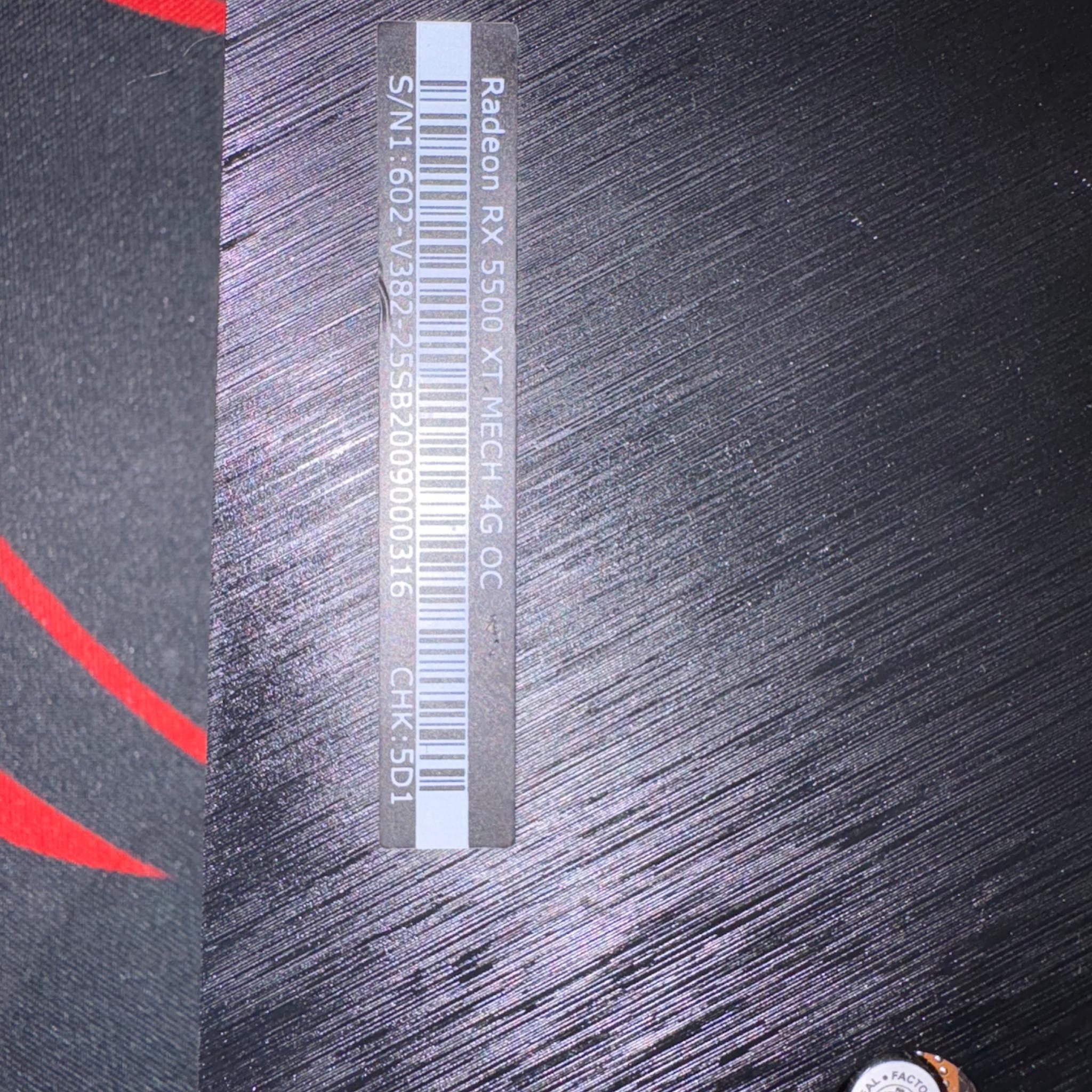 MSI RX 5500 cut Mech 4gb