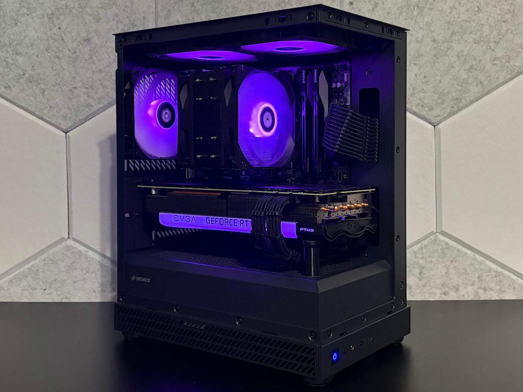 💜🖤 RTX 3070 | Ryzen 5 5500 🖤💜| 16GB DDR4 | 512GB SSD | WIFI 6E | 1080p/1440p Budget Gaming PC