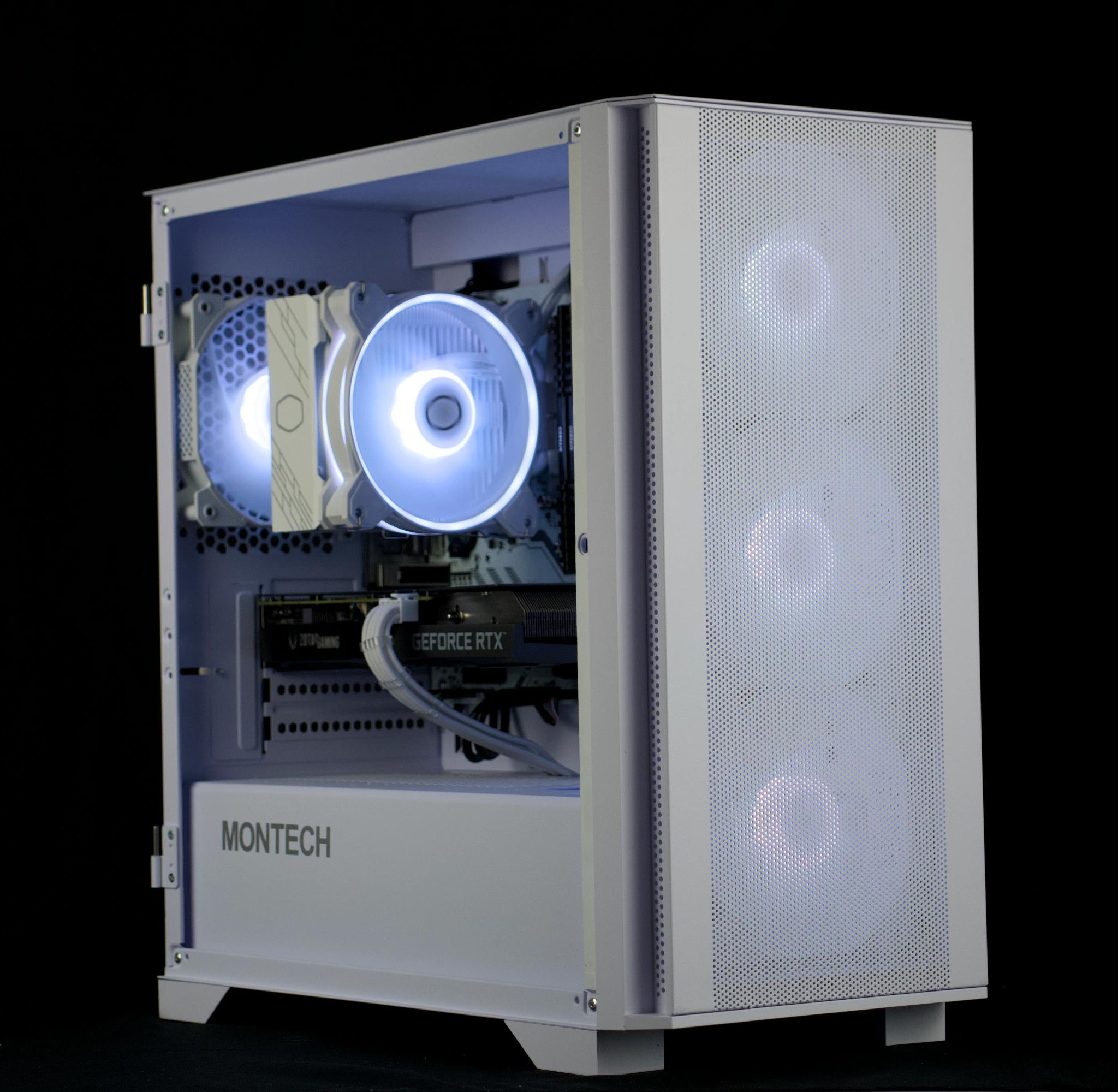 🧊❄️🧊 White Gaming PC – RTX 3060 12G , Ryzen 5 3600, 16GB RAM, 500GB SSD - WiFi, BlueTooth 🧊❄️🧊