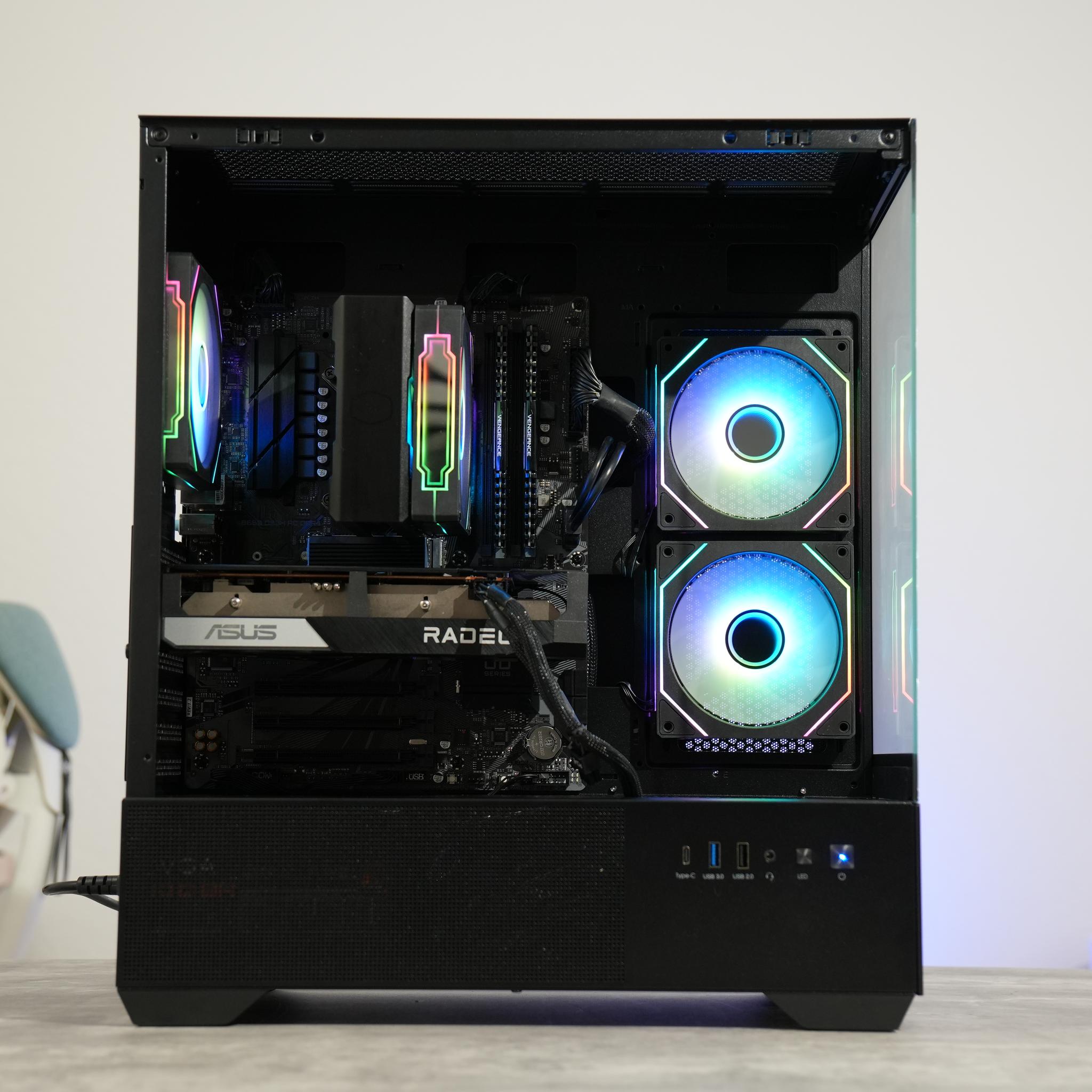 Gaming PC | RX 6600 + INTEL i3 13100F | 16GB RAM | 1TB SSD | WIFI/ BT | WINDOWS 11 |