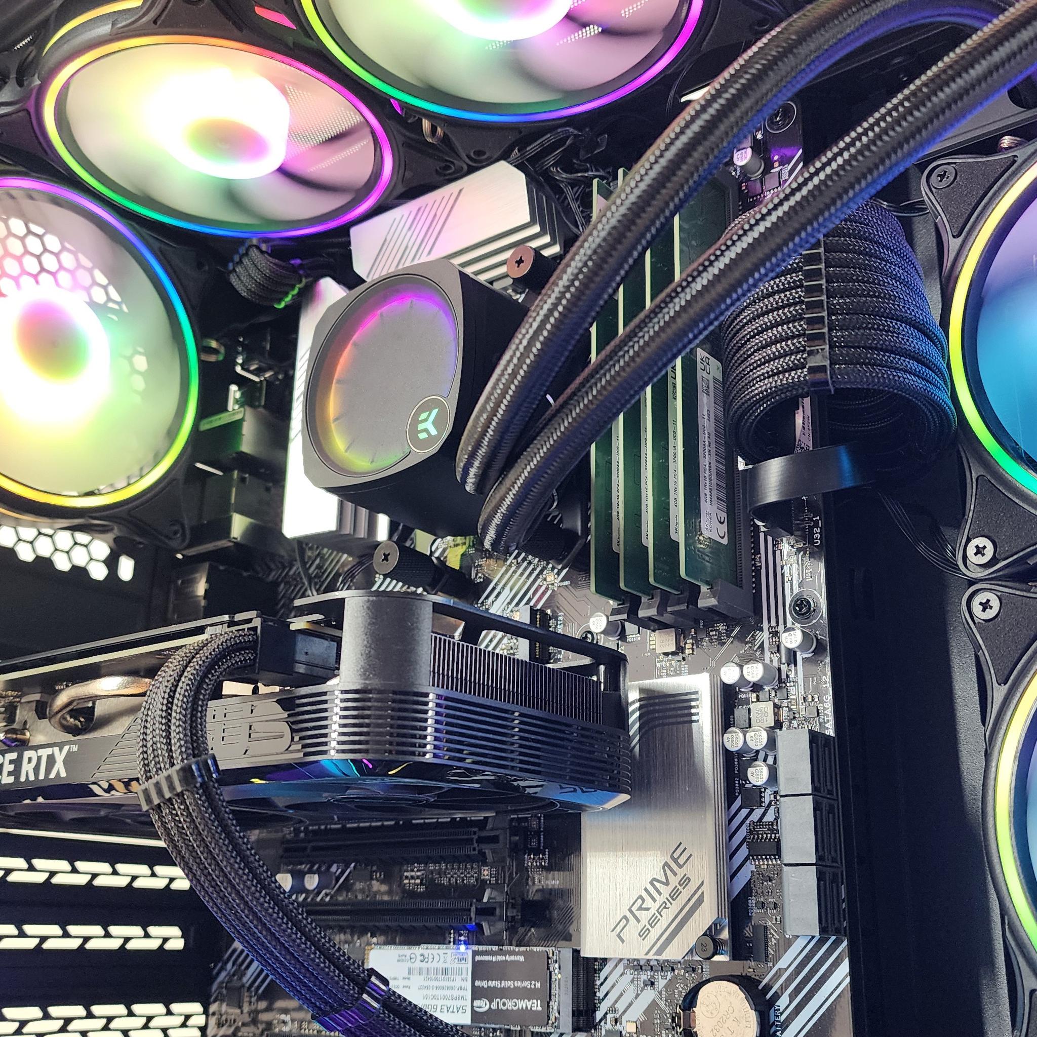 Gaming PC Ryzen 7 5700X 16GB RAM 1TB SSD RTX 4060 8GB Windows 11 Computer