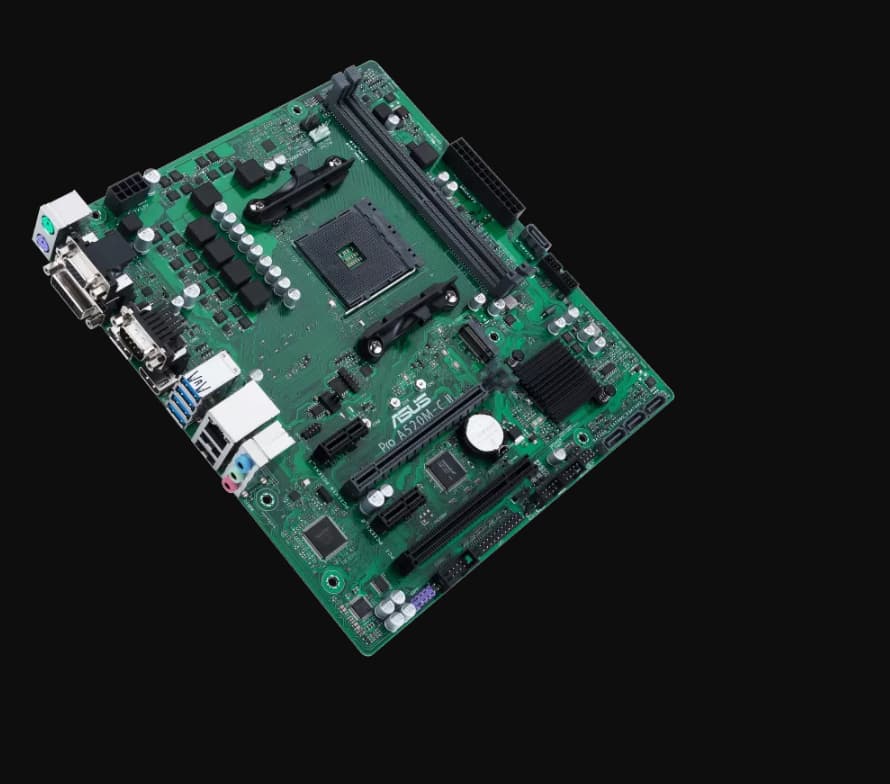 ASUS PRO A520M-C II AMD A520 AM4 DDR4 MicroATX Desktop Motherboard