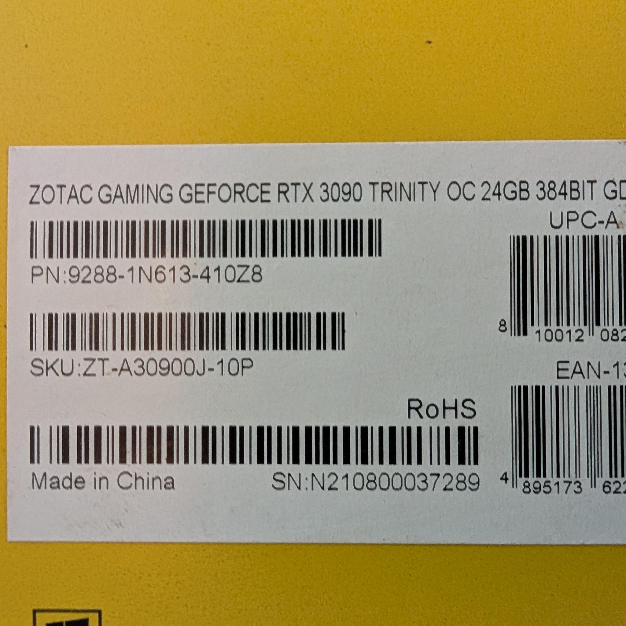 ZOTAC GAMING Trinity OC GeForce RTX 3090
