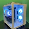 CLEAN White Gaming PC| Intel i5 / Amd RX580 / 8GB / 600GB Win 10 Pro WiFi