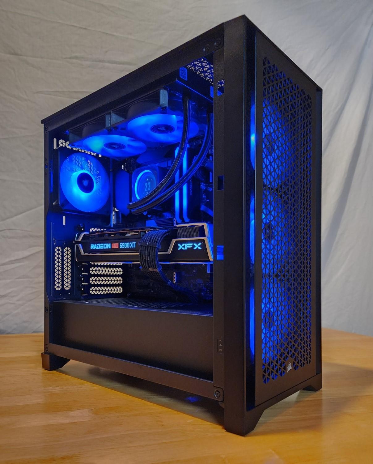 Complete Corsair Liquid Cooled 1440P/4K Gaming Setup - READ DESCRIPTION!!!