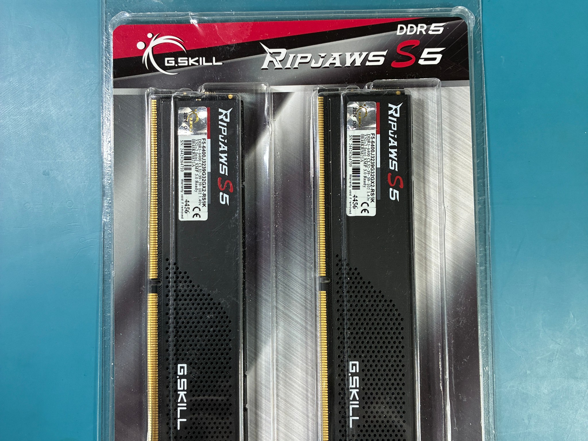 G.SKILL Ripjaws S5 Series DDR5 RAM 64GB kit (Memory)
