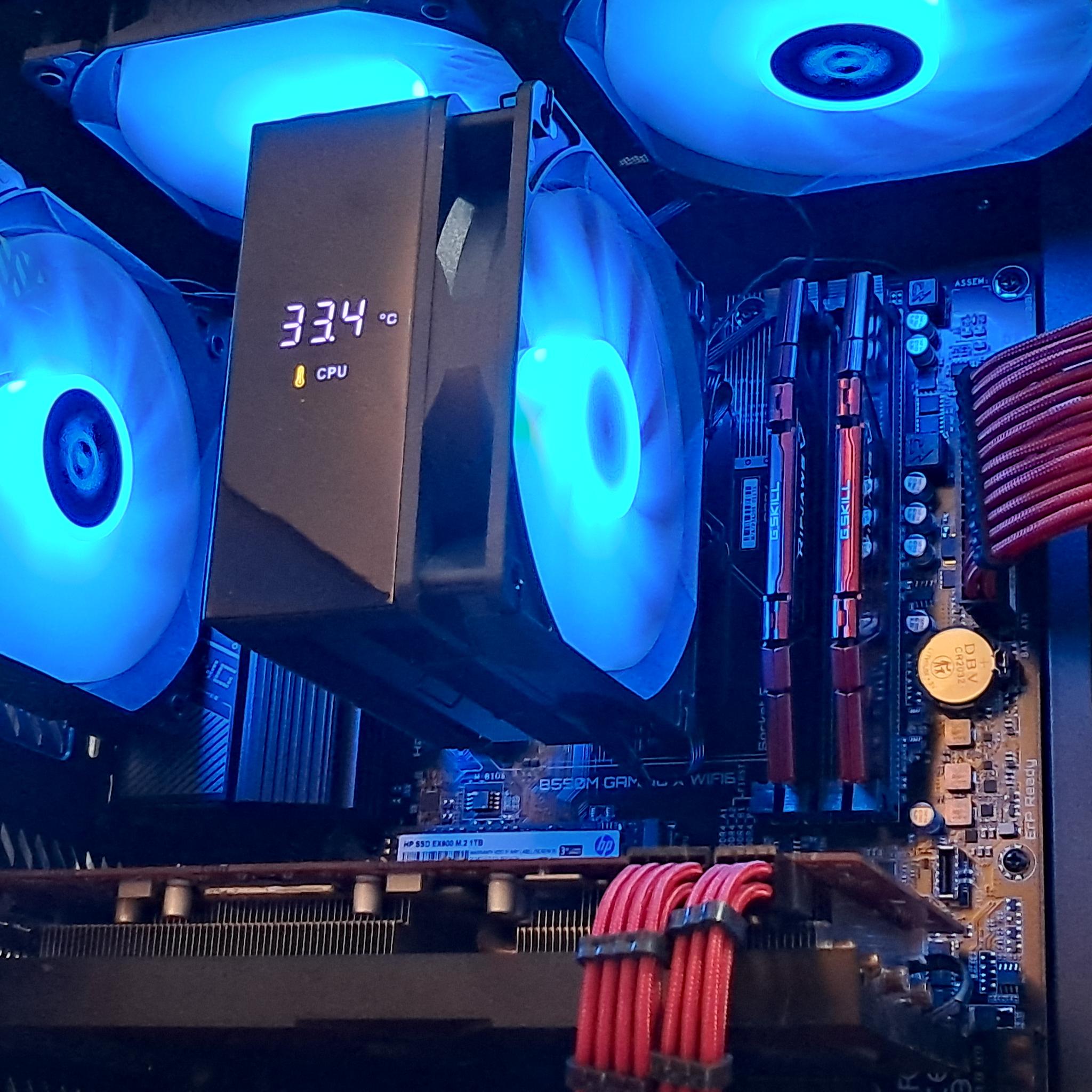 🔴Red Ryzen🔴Custom Gaming PC | Ryzen 5 5500 | RX 5700 XT | 1TB SSD | 16GB DDR4