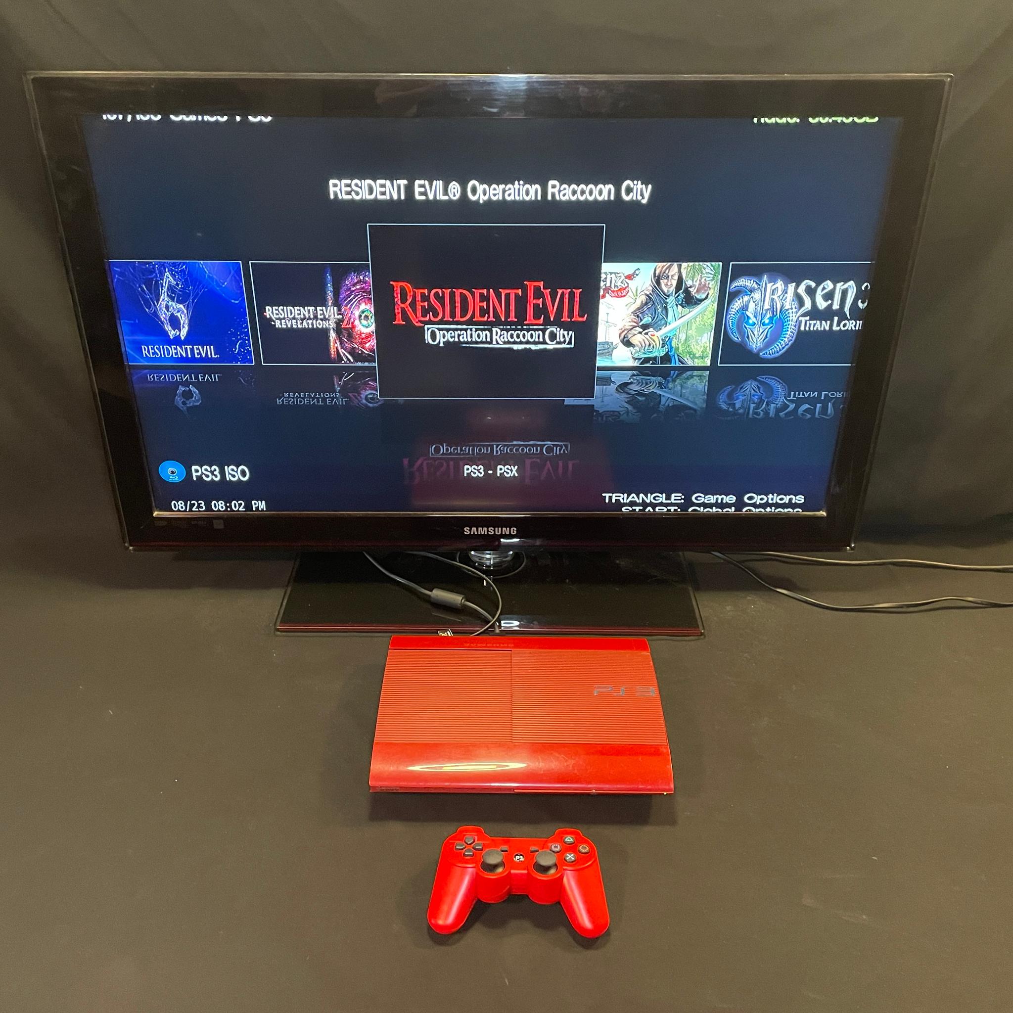 RARE Limited Edition god Of War 1tb Playstation 3 Super Slim Ps3