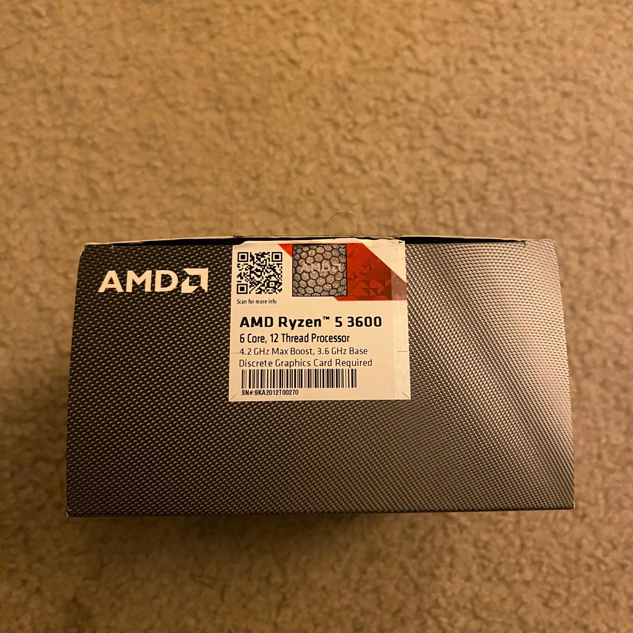 AMD Ryzen 5 3600 Processor + Heatsink