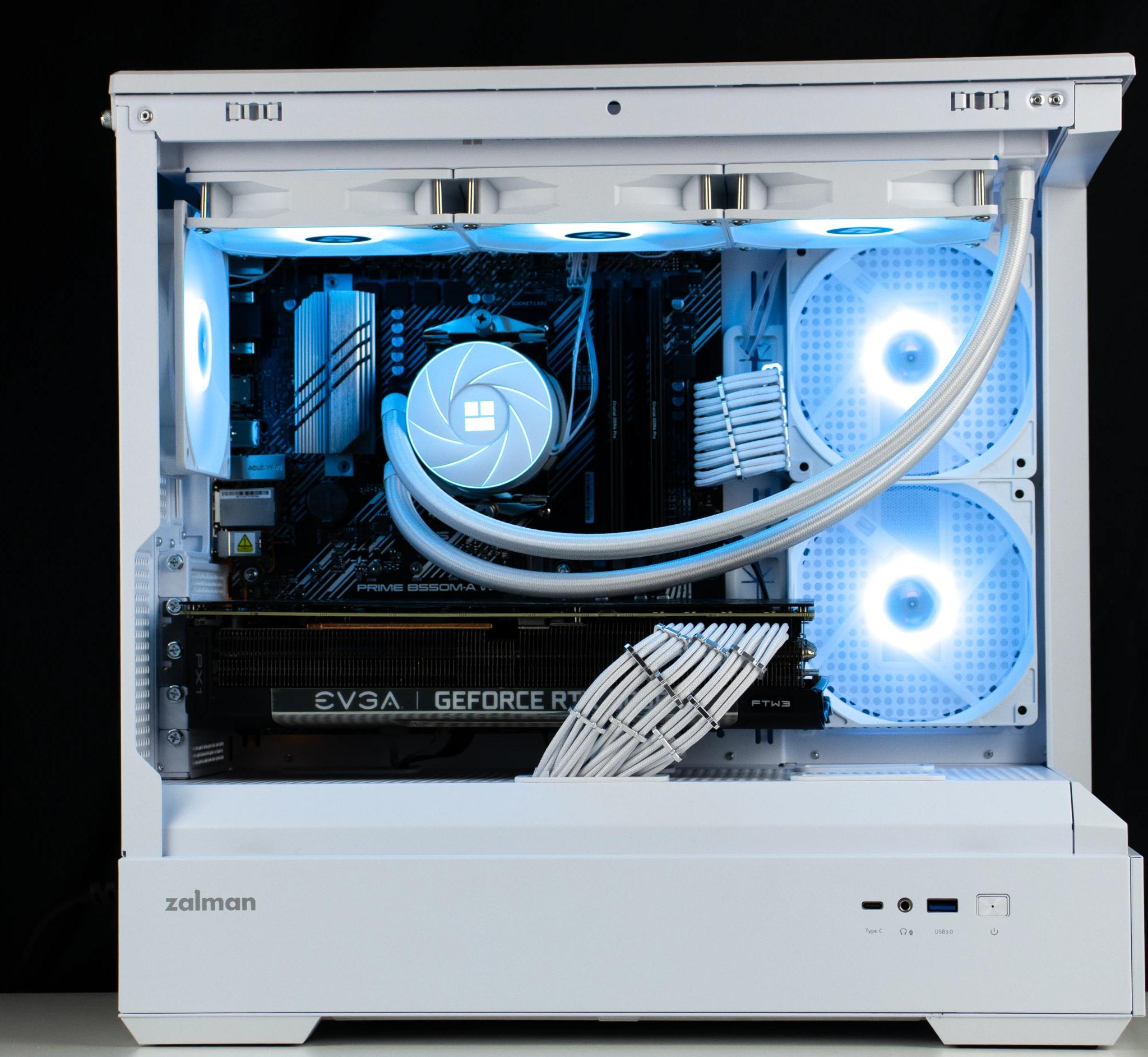 ❄️🧊💎- Whiteout 1440P Gaming PC | RTX 3080, Ryzen 7 5700X, 32GB RAM, 1TB NVMe SSD ❄️🧊💎