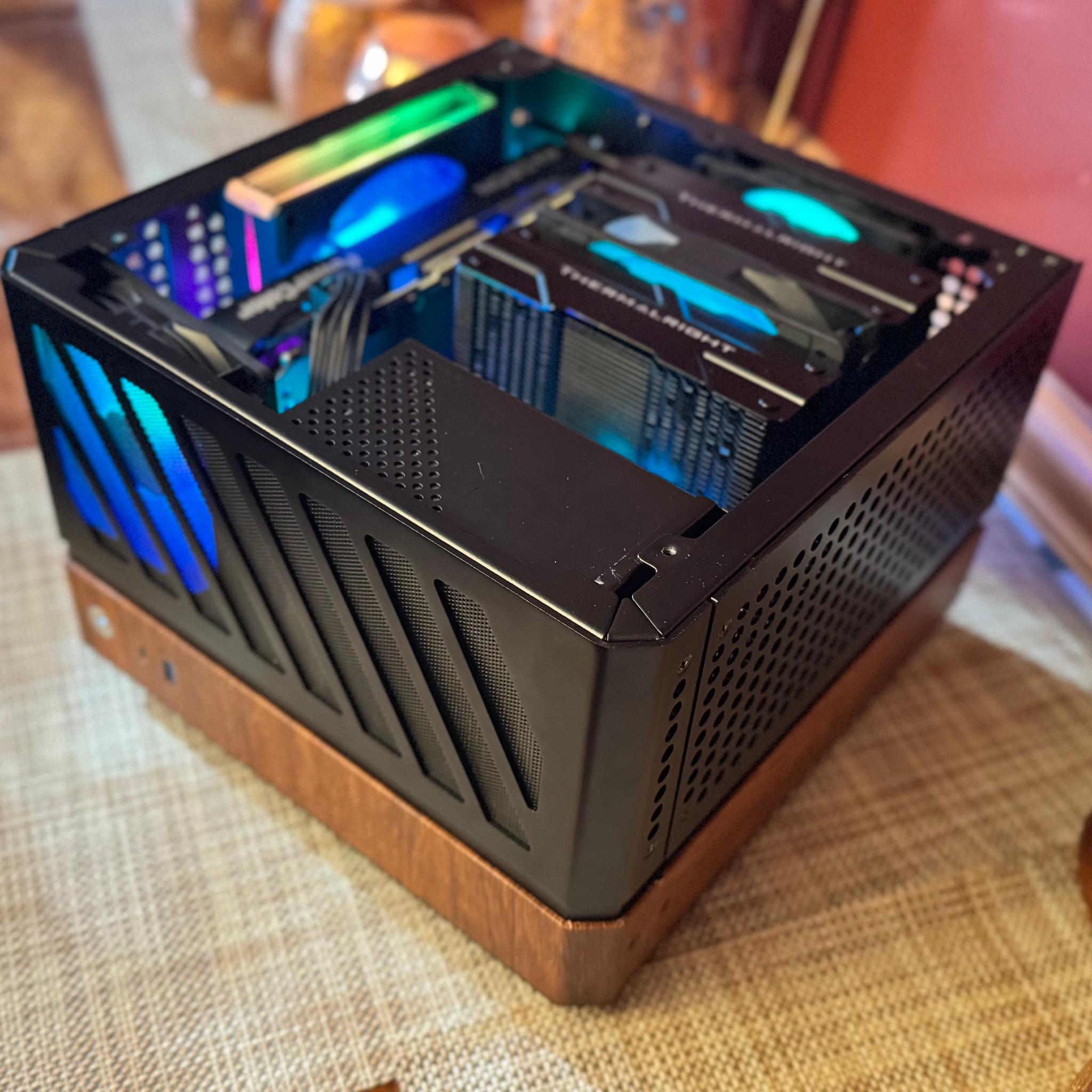 Steam Machine Killer! 7600X3D Powercolor 9060 XT 32GB DDR5 1TB SteamOS SFF ITX Console