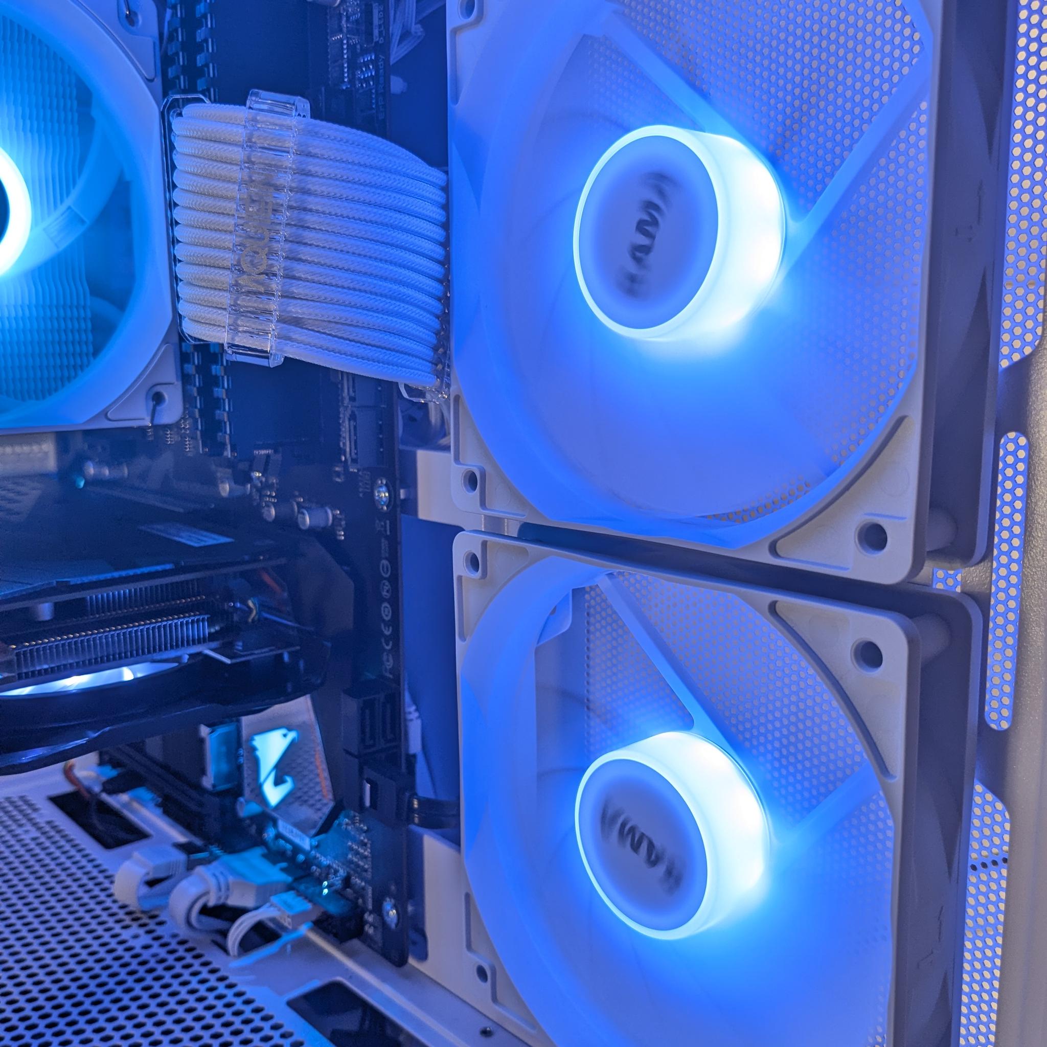 White RGB Gaming PC | 16GB RAM | WiFi | Ready to Play Fortnite, Minecraft, Valorant