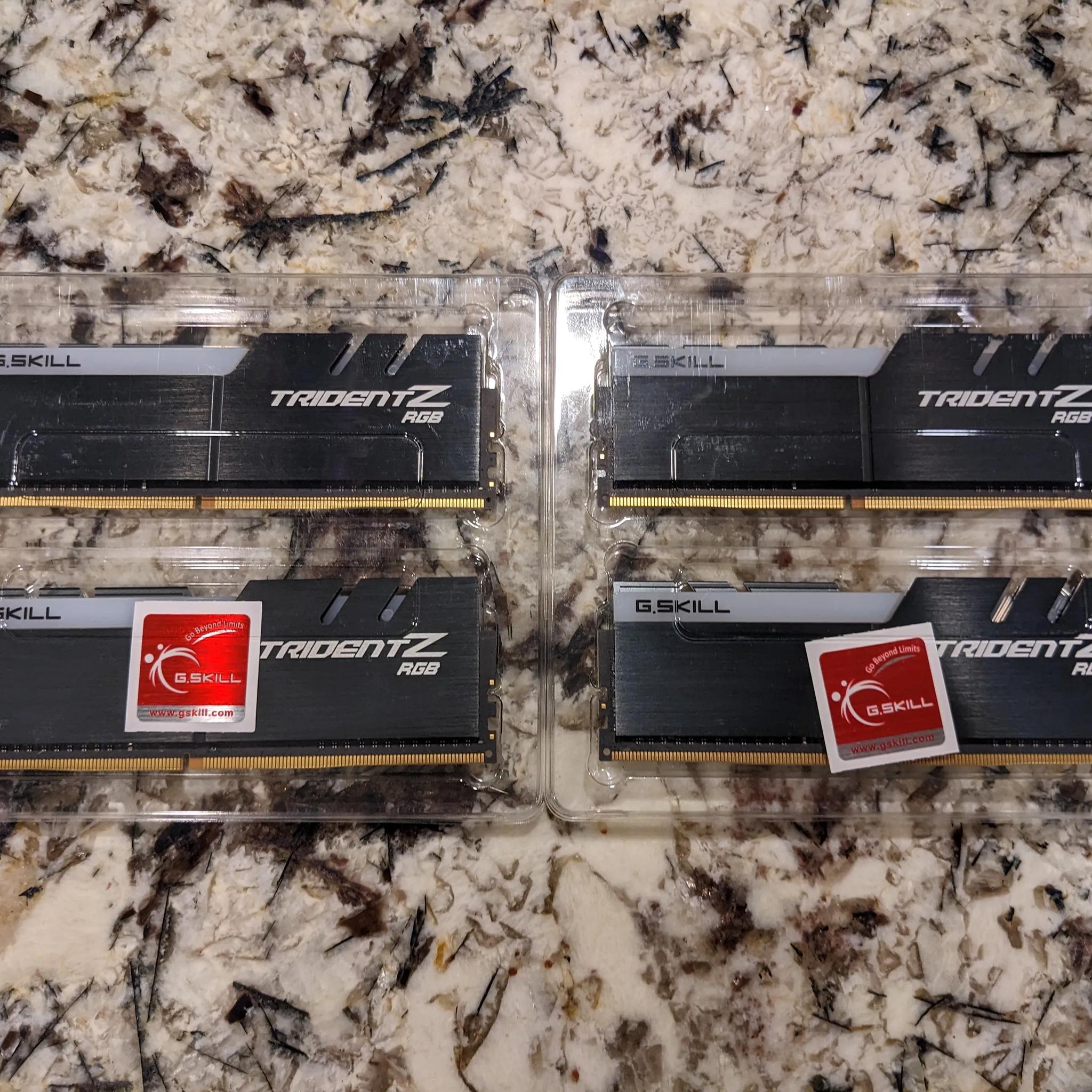 G.SKILL TridentZ RGB 32GB (4x8GB) 3600MHz CL19