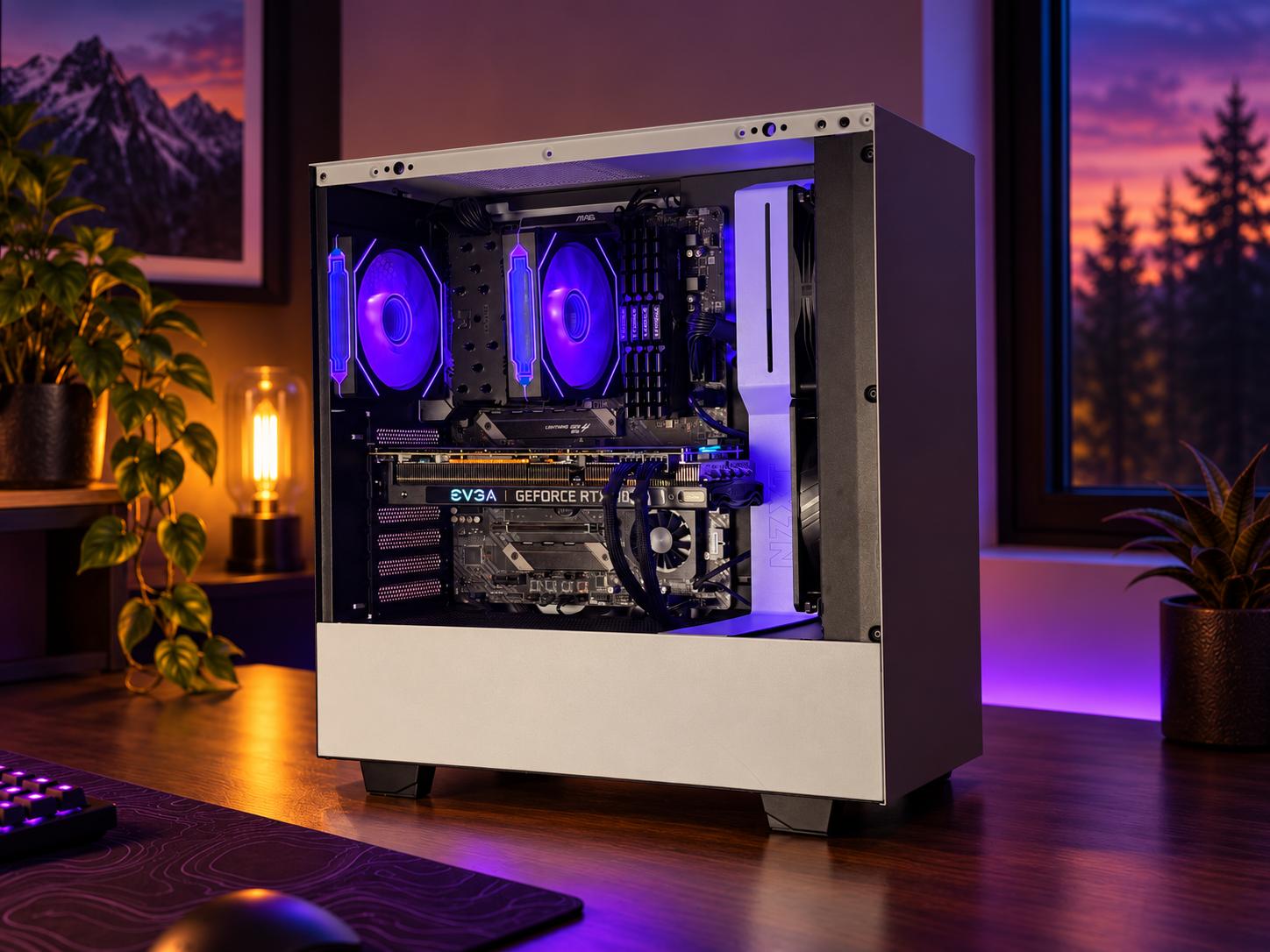 🌠 SUPERNOVA Gaming PC | RTX 3080 | Ryzen 7 5800x | 32GB RAM | 500GB NVME+1TB SATA SSD | FREE SHIP