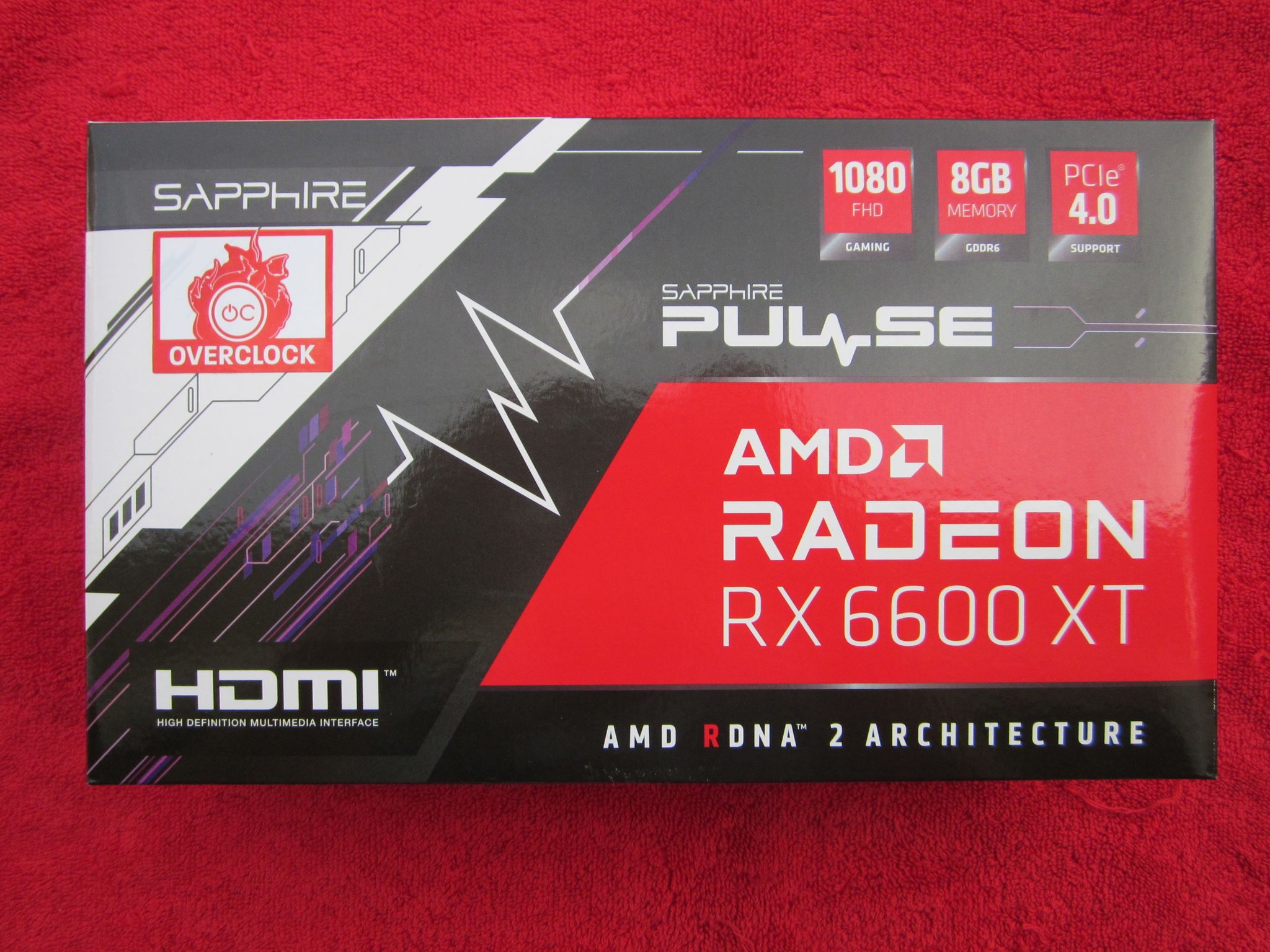 NEW SEALED! SAPPHIRE PULSE AMD Radeon RX 6600 XT GDDR6 8GB Gaming Graphics Card