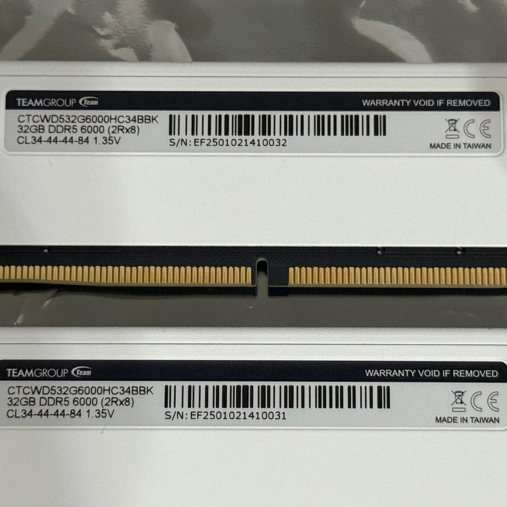 64GB DDR5 TeamGroup T Create | 6000 MTS