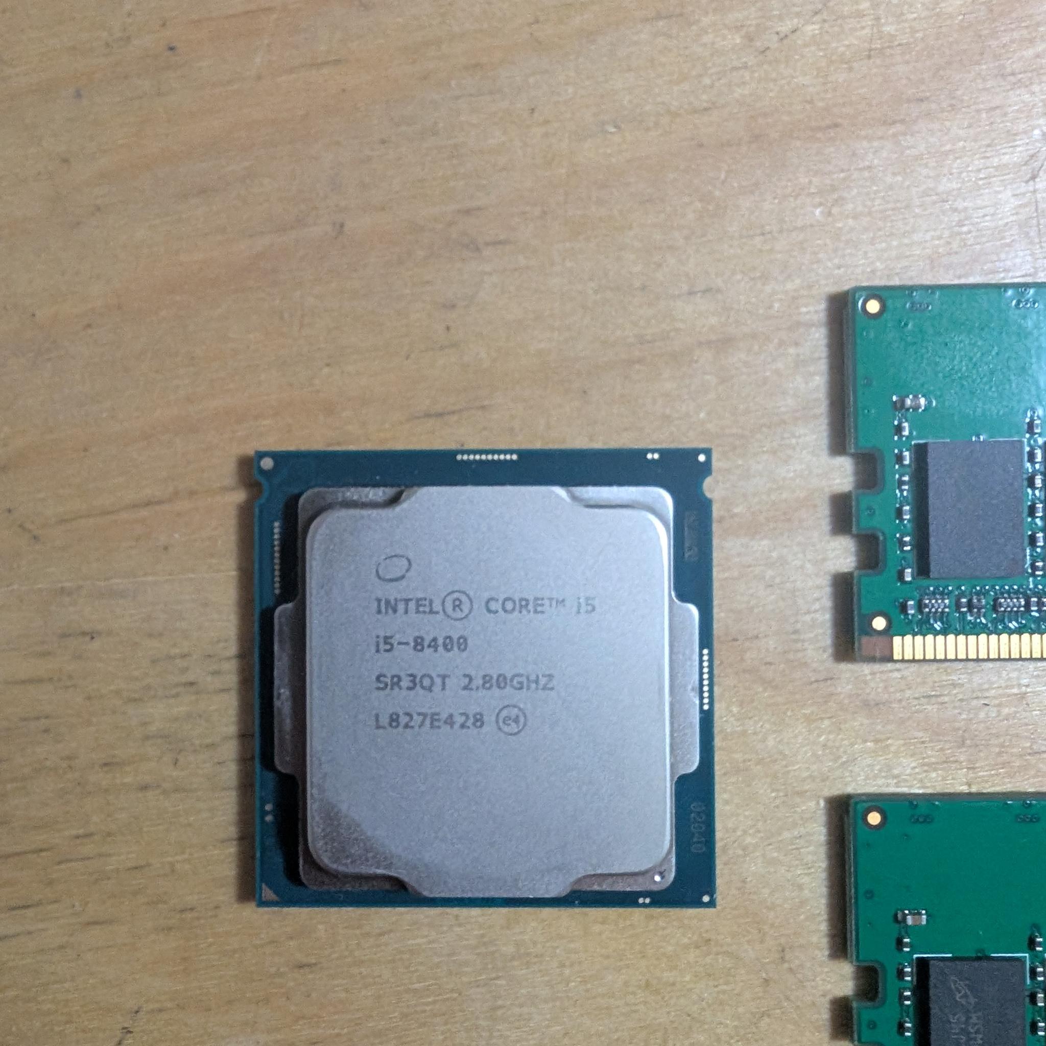 Intel Core i5-8400 + 16GB DDR4 2666MTs