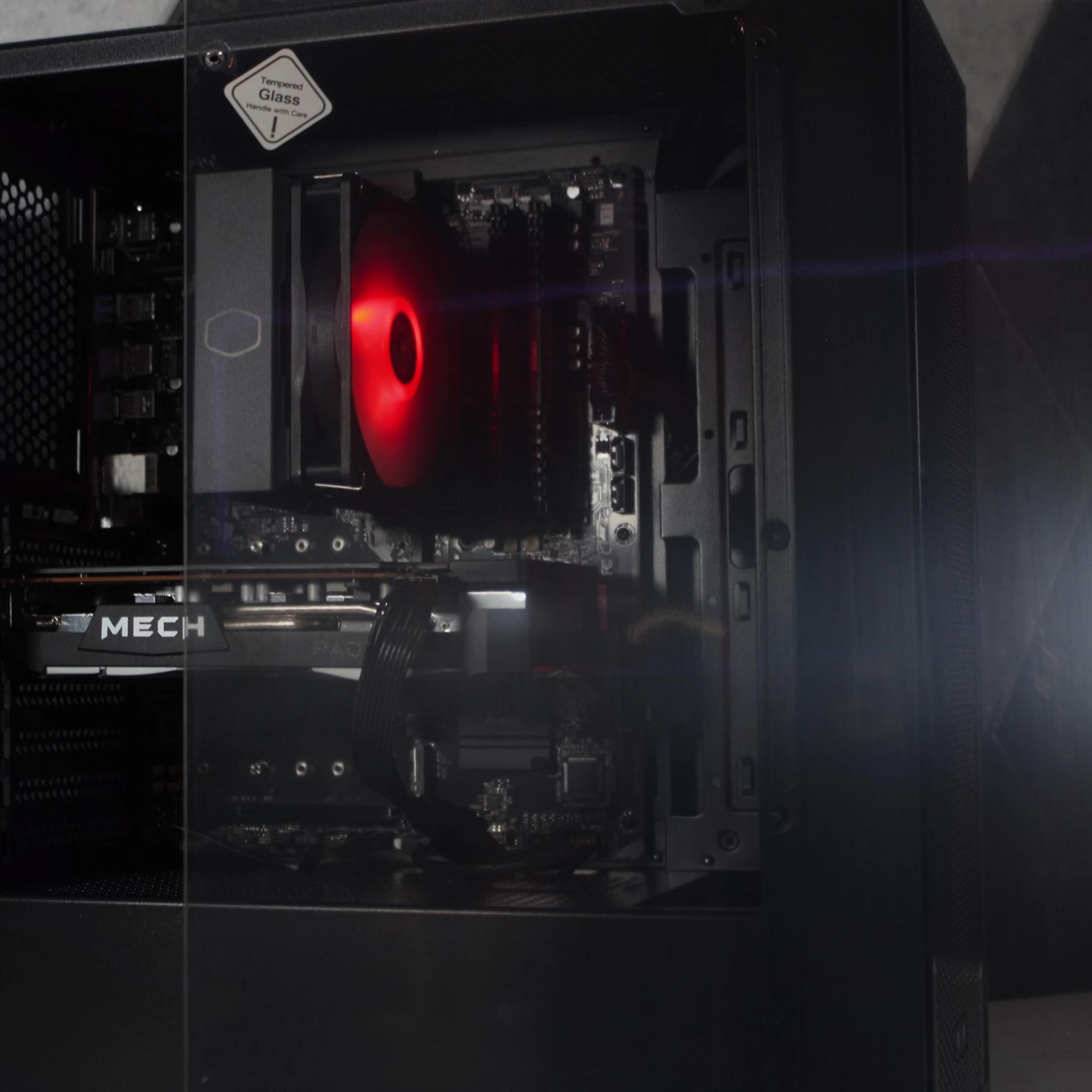 Radeon RX 6600 Custom Gaming PC - Ryzen 3600, 512GB SSD