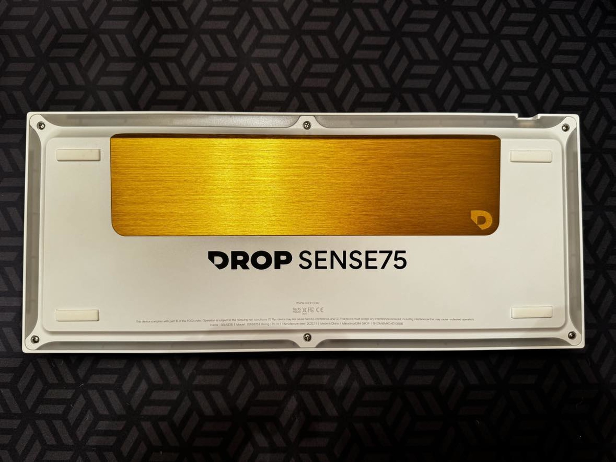 Drop SENSE75 Mechanical Keyboard - Polar White