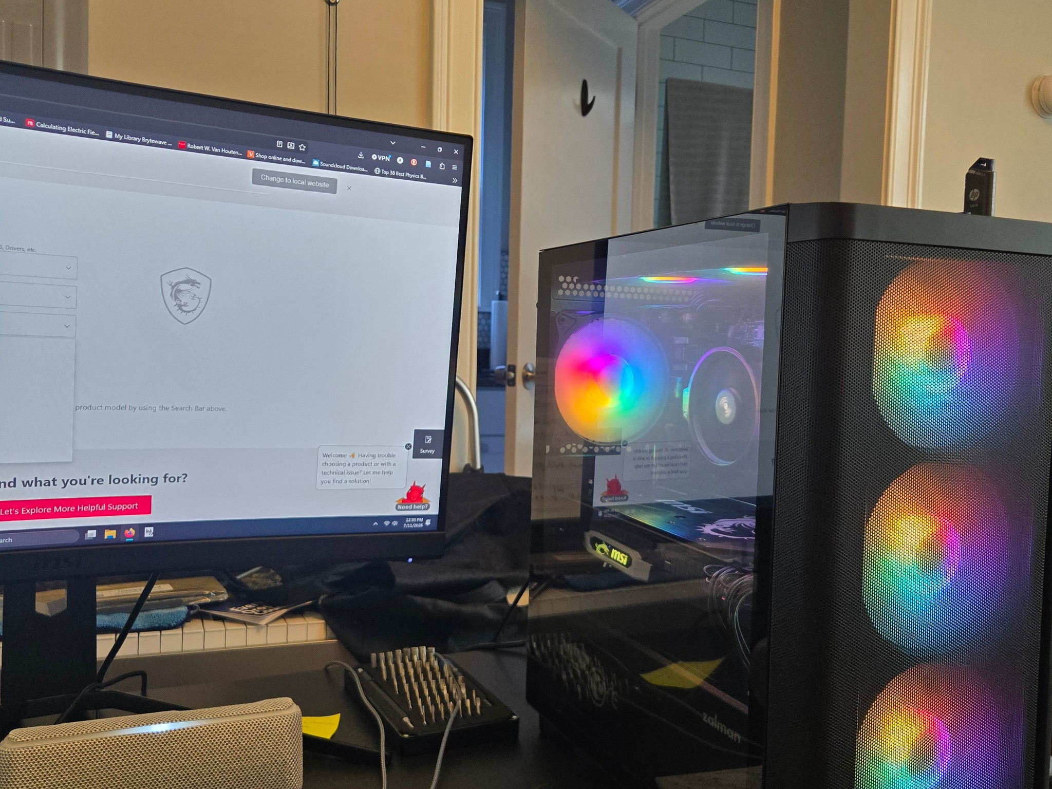 Custom Budget Gaming PC (AMD Ryzen 5 5500, RTX 2070, 16 GB DDR4 Ram, 1.5 TB Nvme SSD, 300 GB HDD)